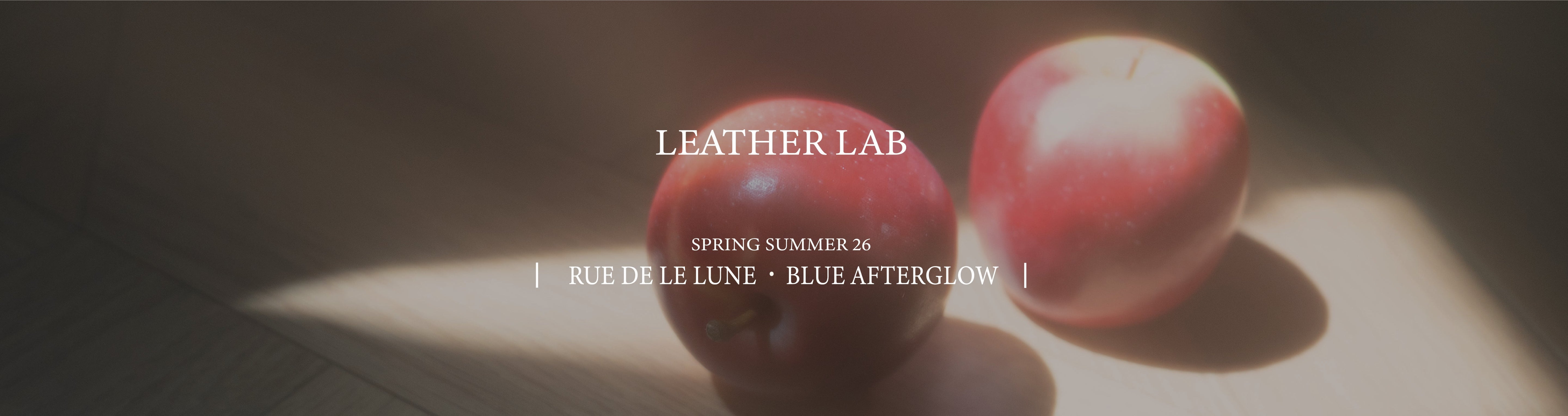 SS26 || Rue de le Lune · Blue Afterglow