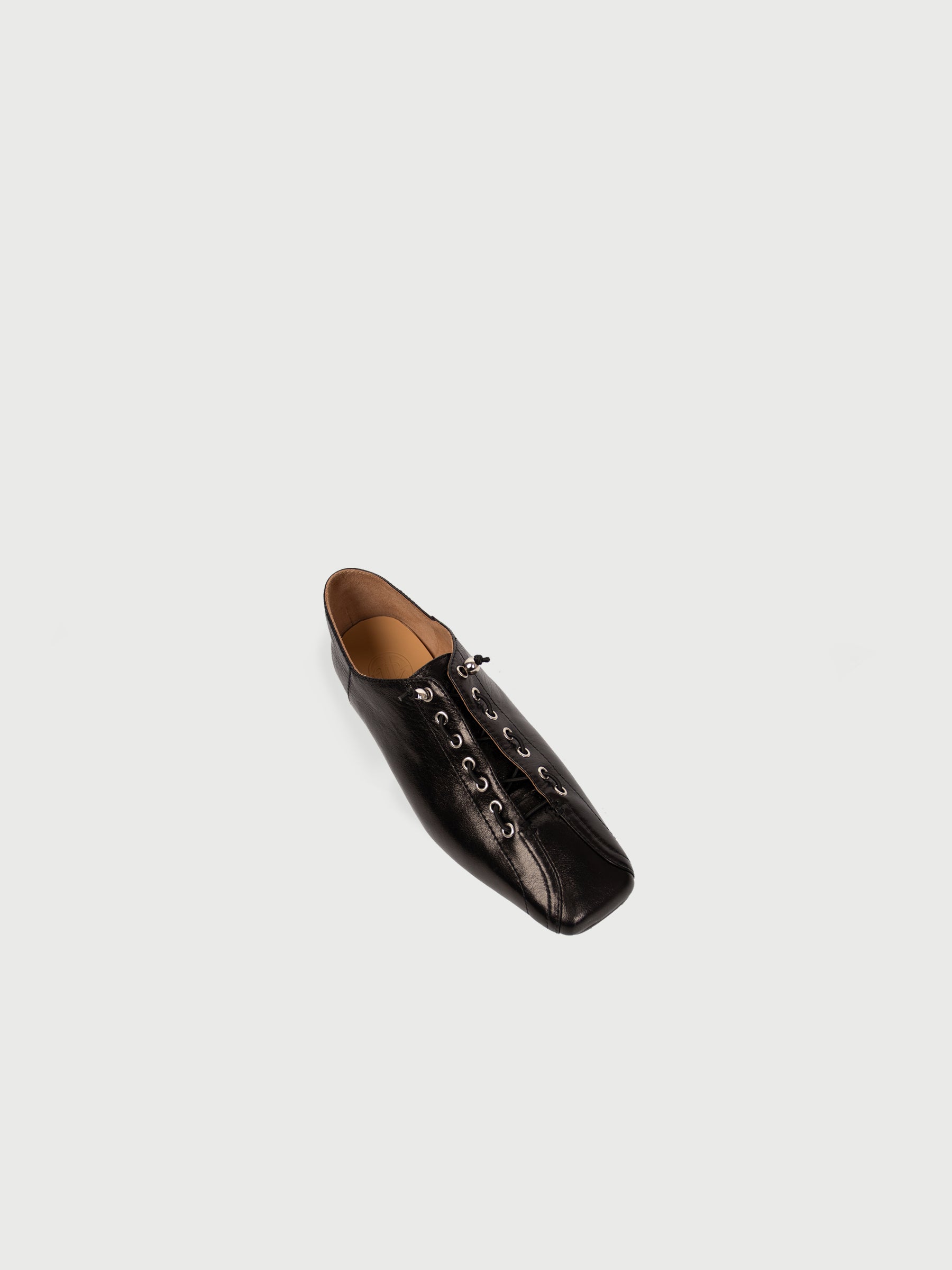 Kaza 𝄢 Square Toe Lace-Up Flats