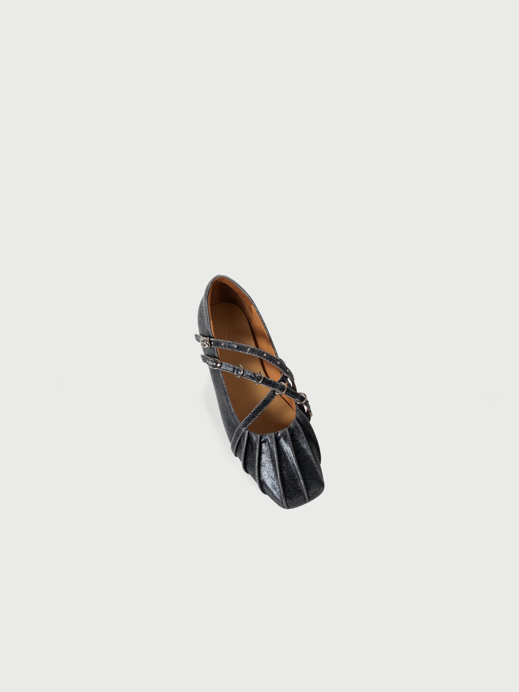 Aurora || Pleated Cross-Strap Mary Jane