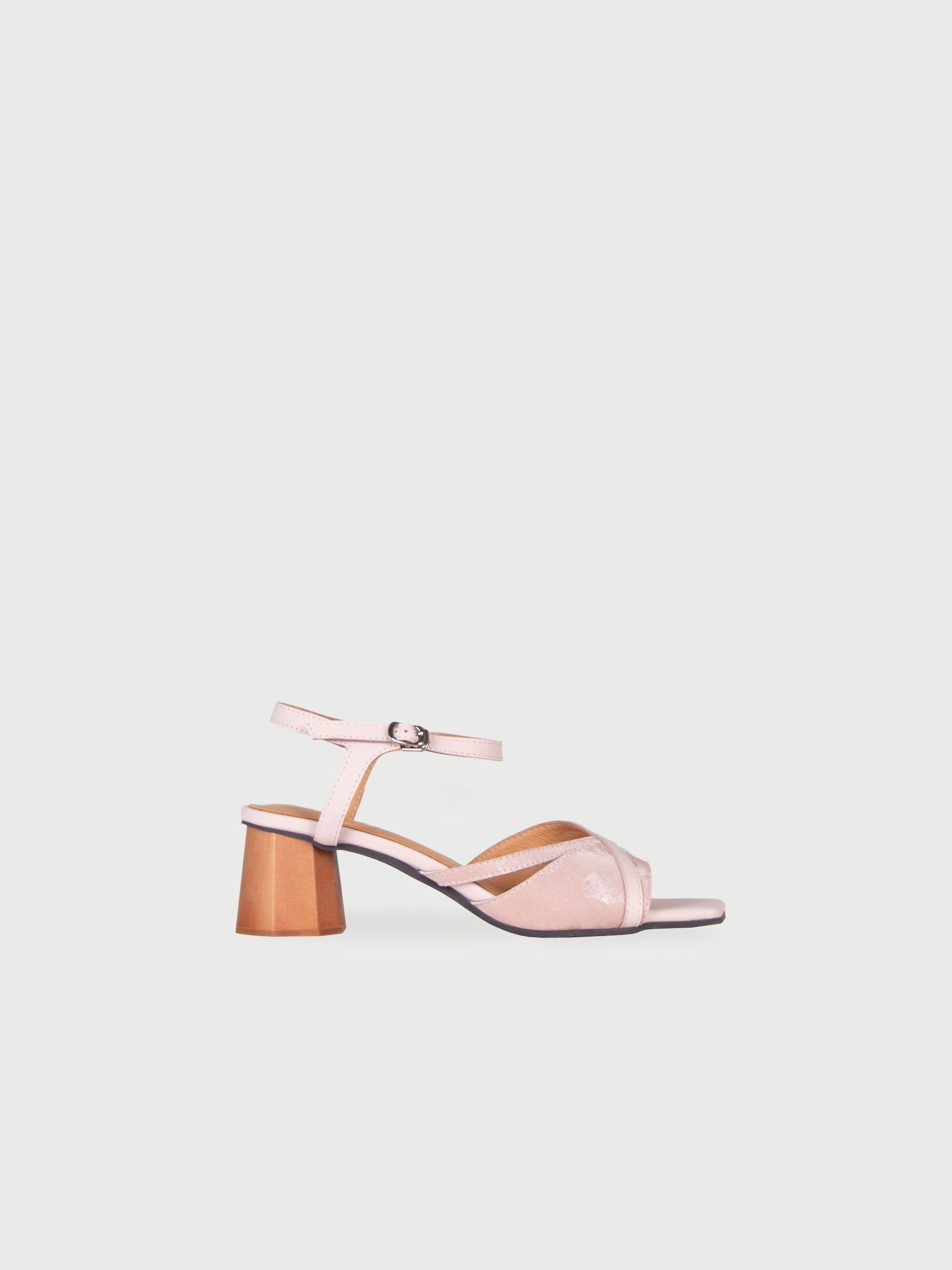 Focaccia 𓆟 Wide Fit Heeled Sandals with Crossover Front Strap