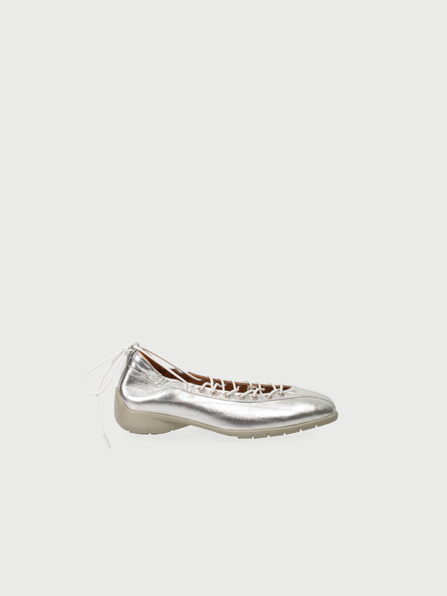 athenaeum(m.) x LEATHER LAB|| Nina ❈ Square Toe Lace-Up Leather Sneakerina