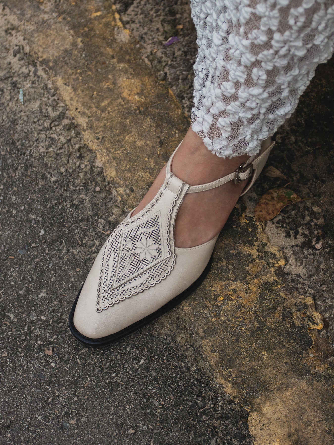Napoleon 𓆟 Hollow Laser-cut Mary Jane