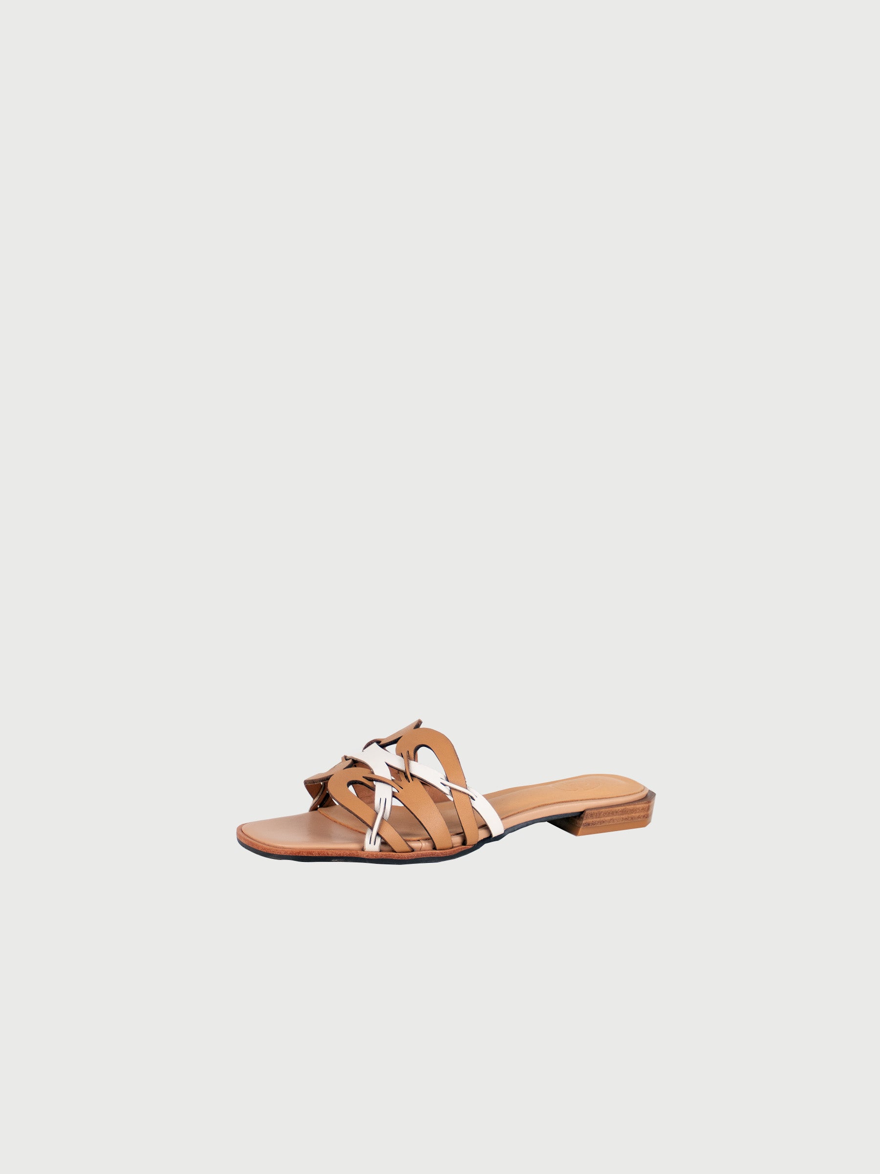Brittle 𓆟 Square Toe Laser-cut Sandals