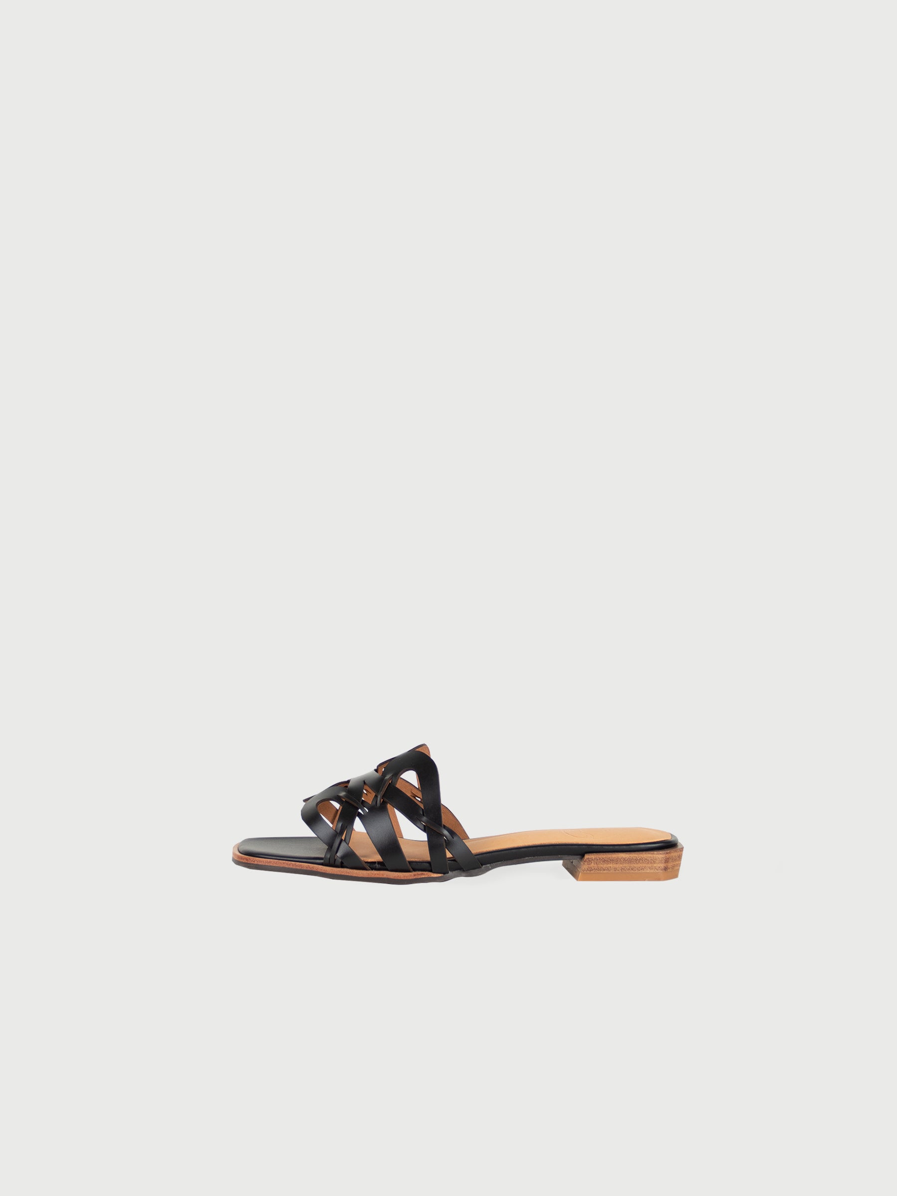 Brittle 𓆟 Square Toe Laser-cut Sandals