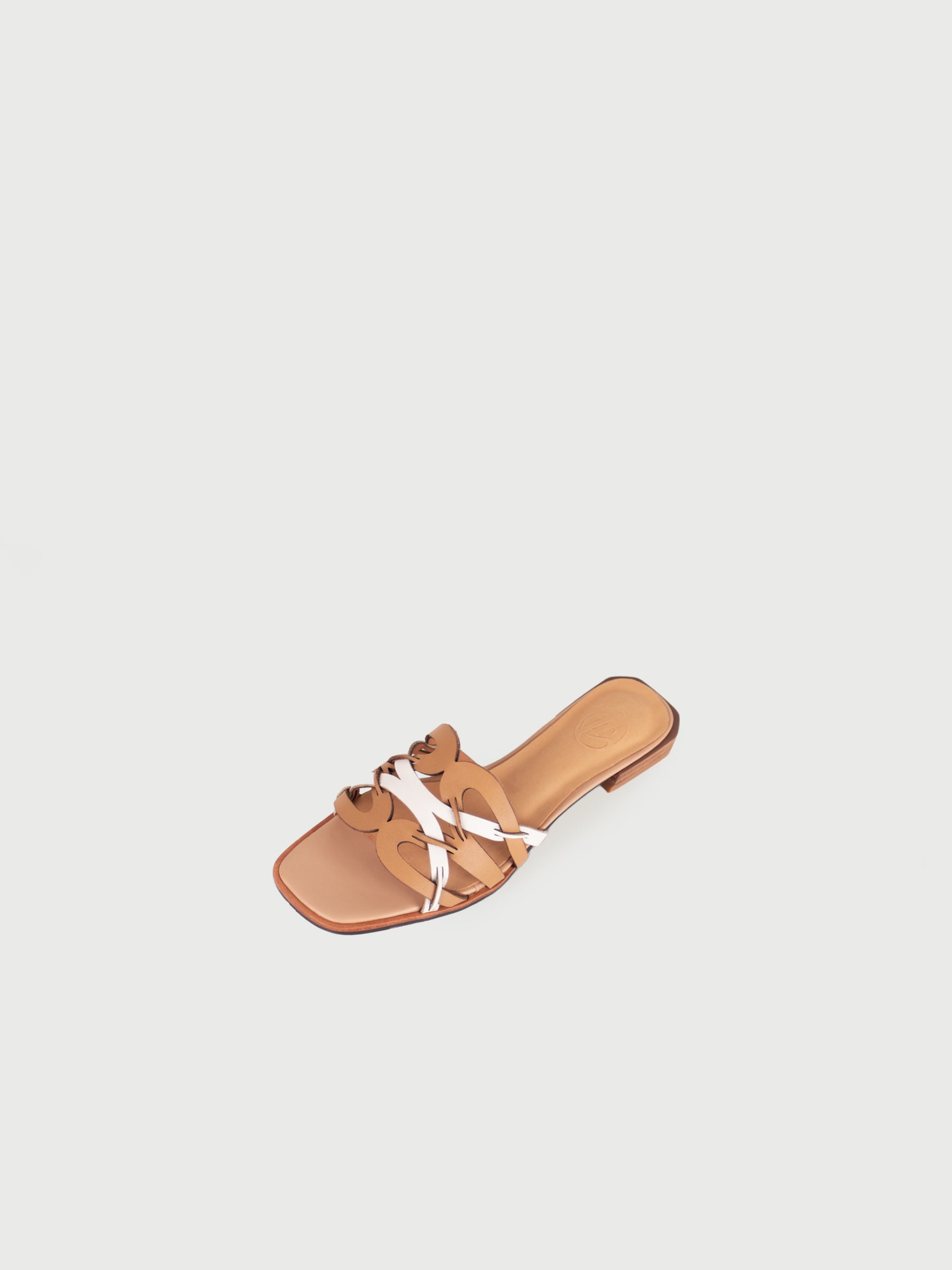 Brittle 𓆟 Square Toe Laser-cut Sandals