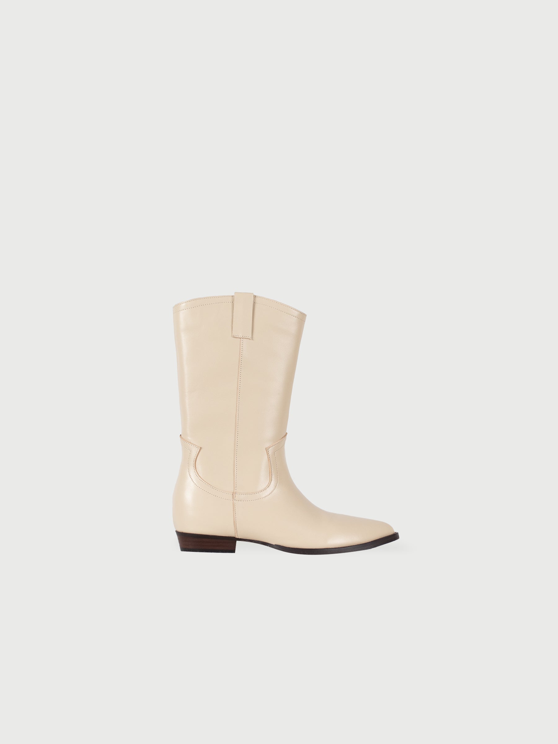 Pointed Toe Cowboy Leather Boots