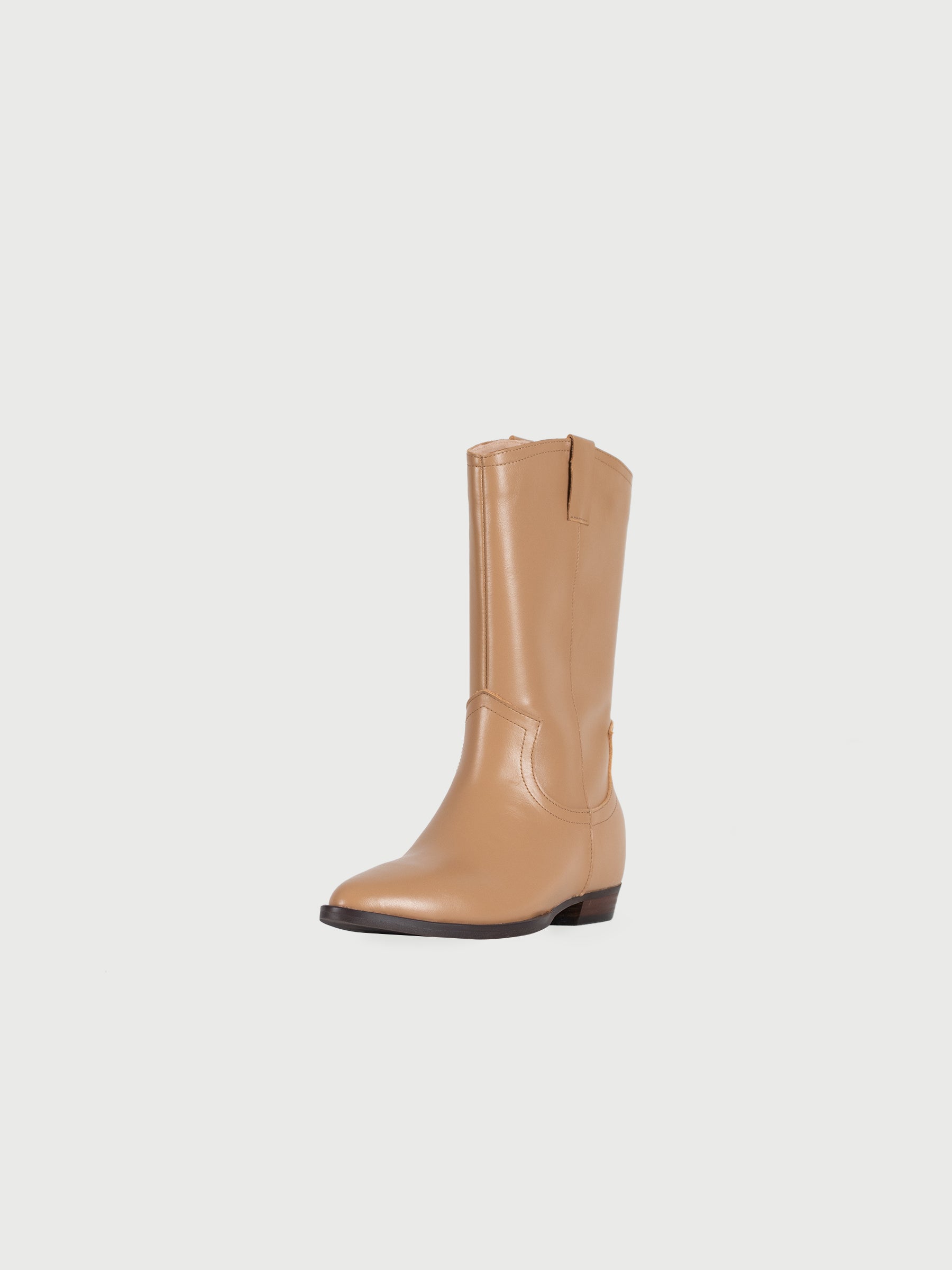 Pointed Toe Cowboy Leather Boots