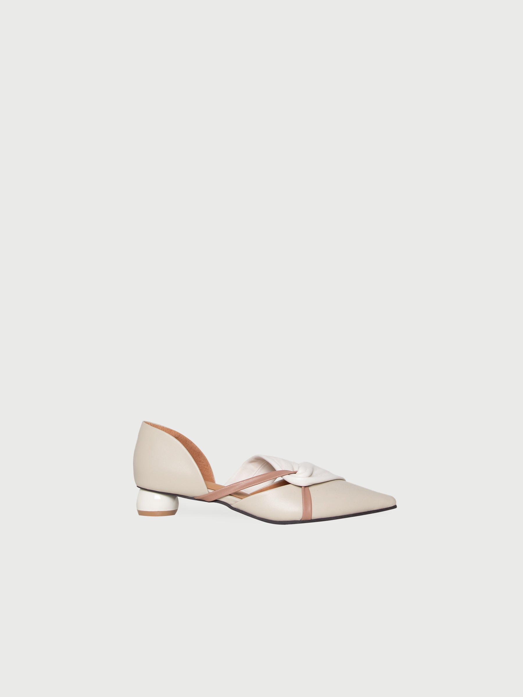 Round-Heel Strapped Pumps