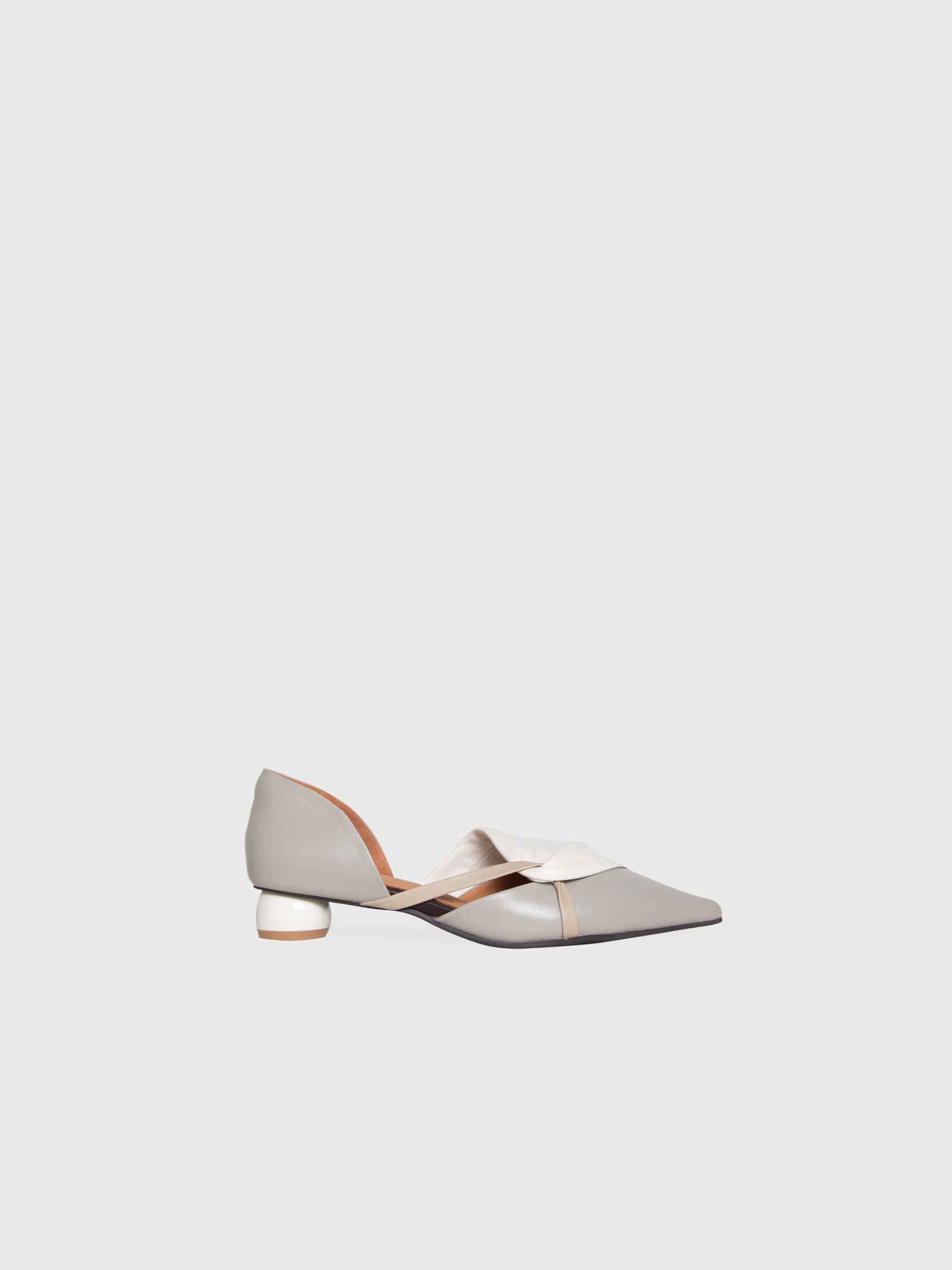 Round-Heel Strapped Pumps