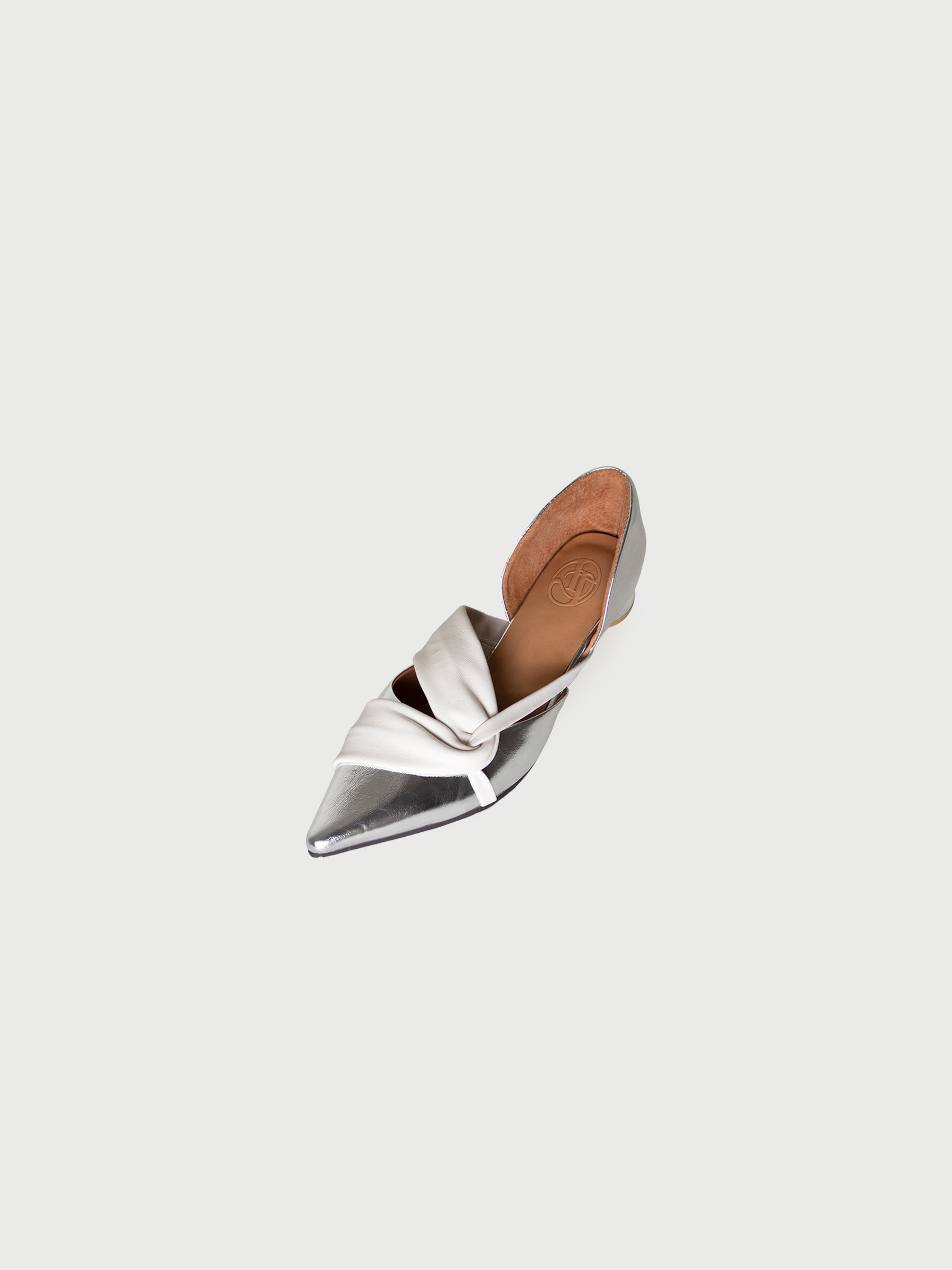 Round-Heel Strapped Pumps