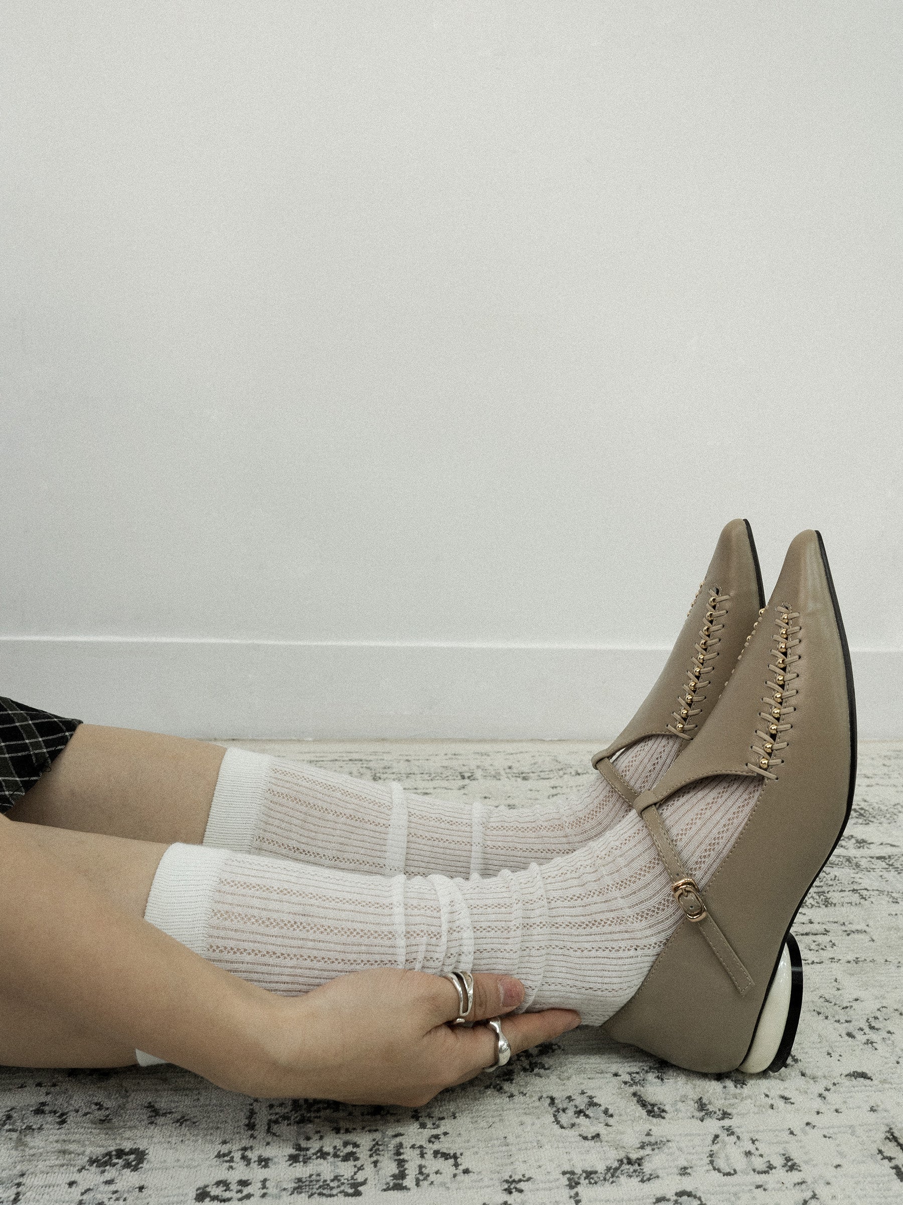 Audrey || Pointed-Toe T-bar Mary Jane