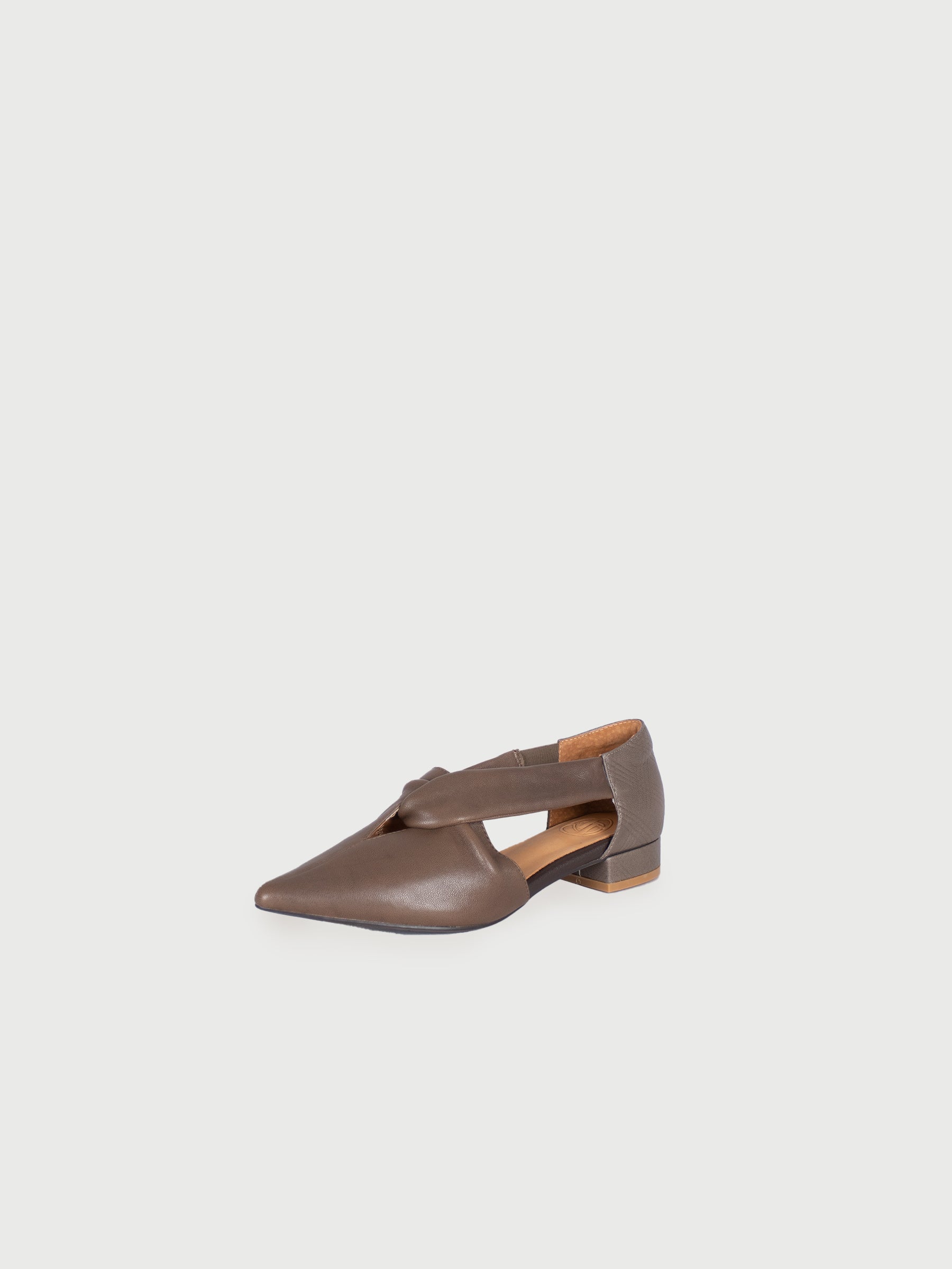 Ophelia 𖦞 Pointed Toe Mixed Leather Heels