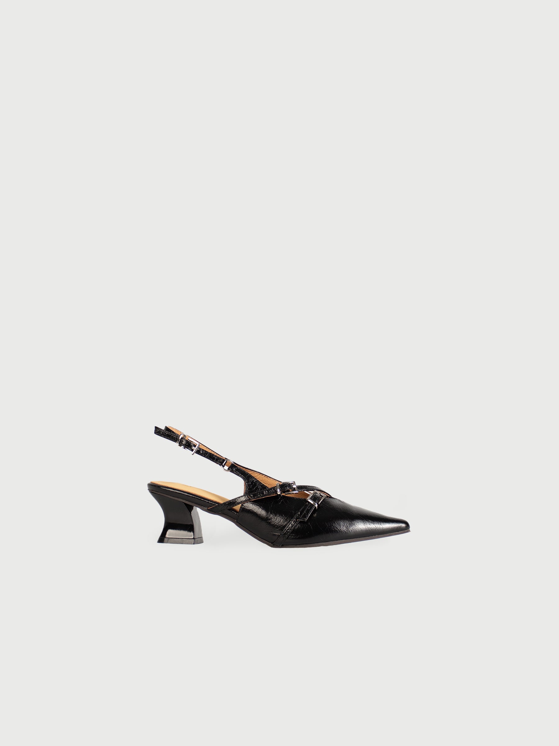 Morgan ◈ Pointed-Toe Crossover Strap Slingback