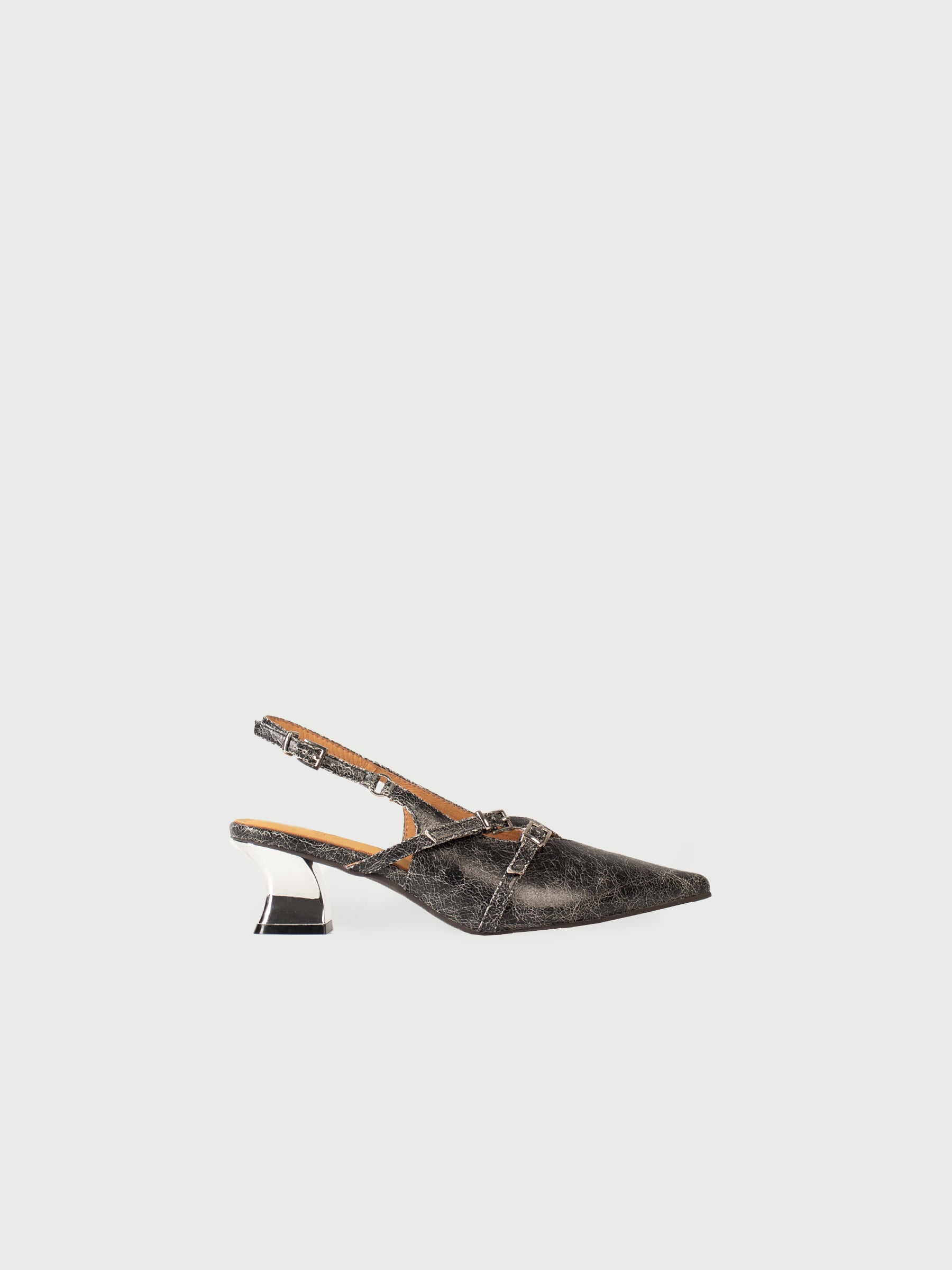 Morgan ◈ Pointed-Toe Crossover Strap Slingback