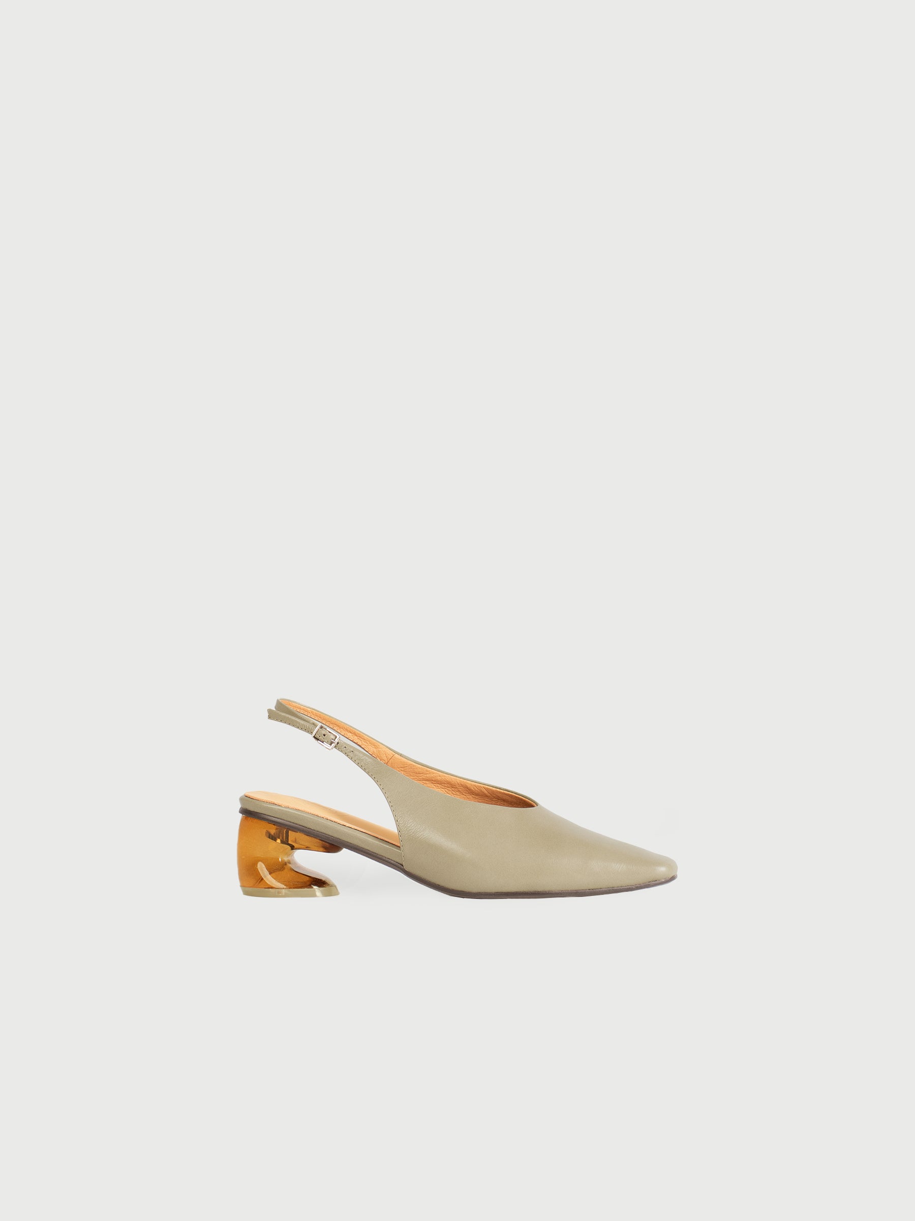 Octavia ◈ Square Toe Crystal Heel Slingback