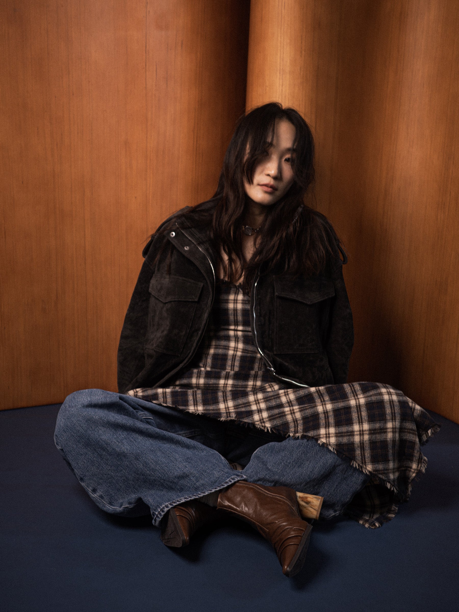 Meztli || Draped Marble Heels Ankle Boots