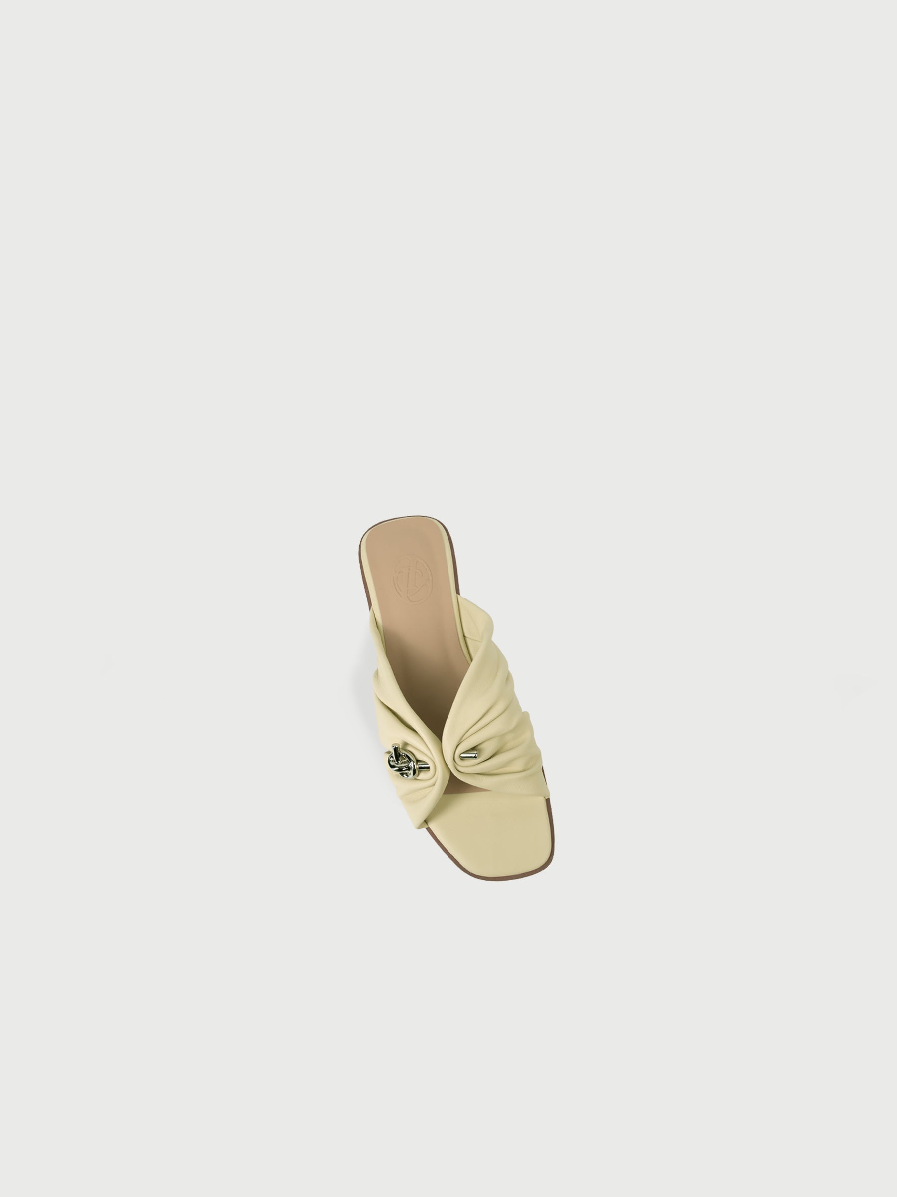 Petra・Draped Metal Knot Sandals
