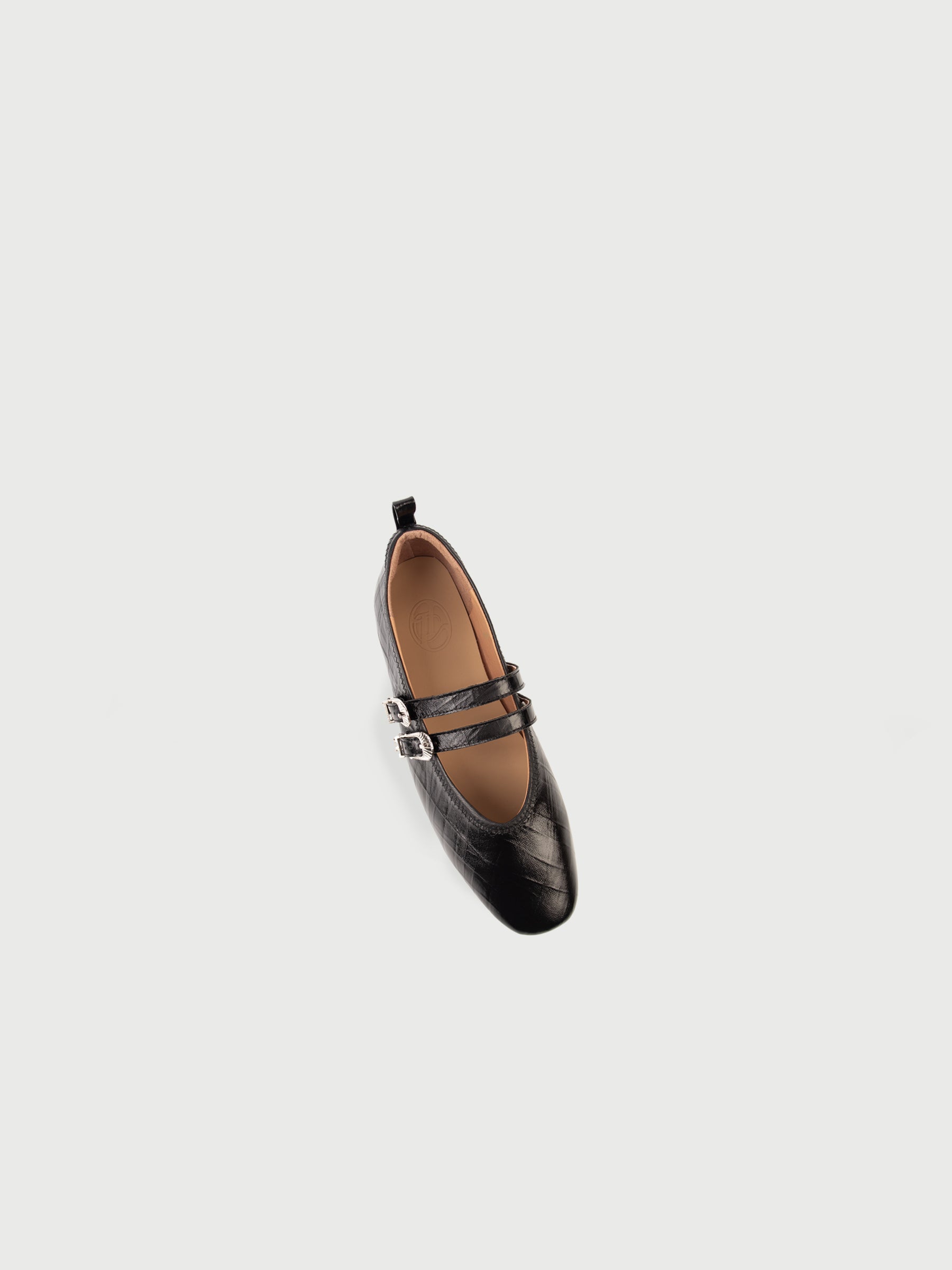 Darcy・Almond-Toe Double Buckle Mary Janes