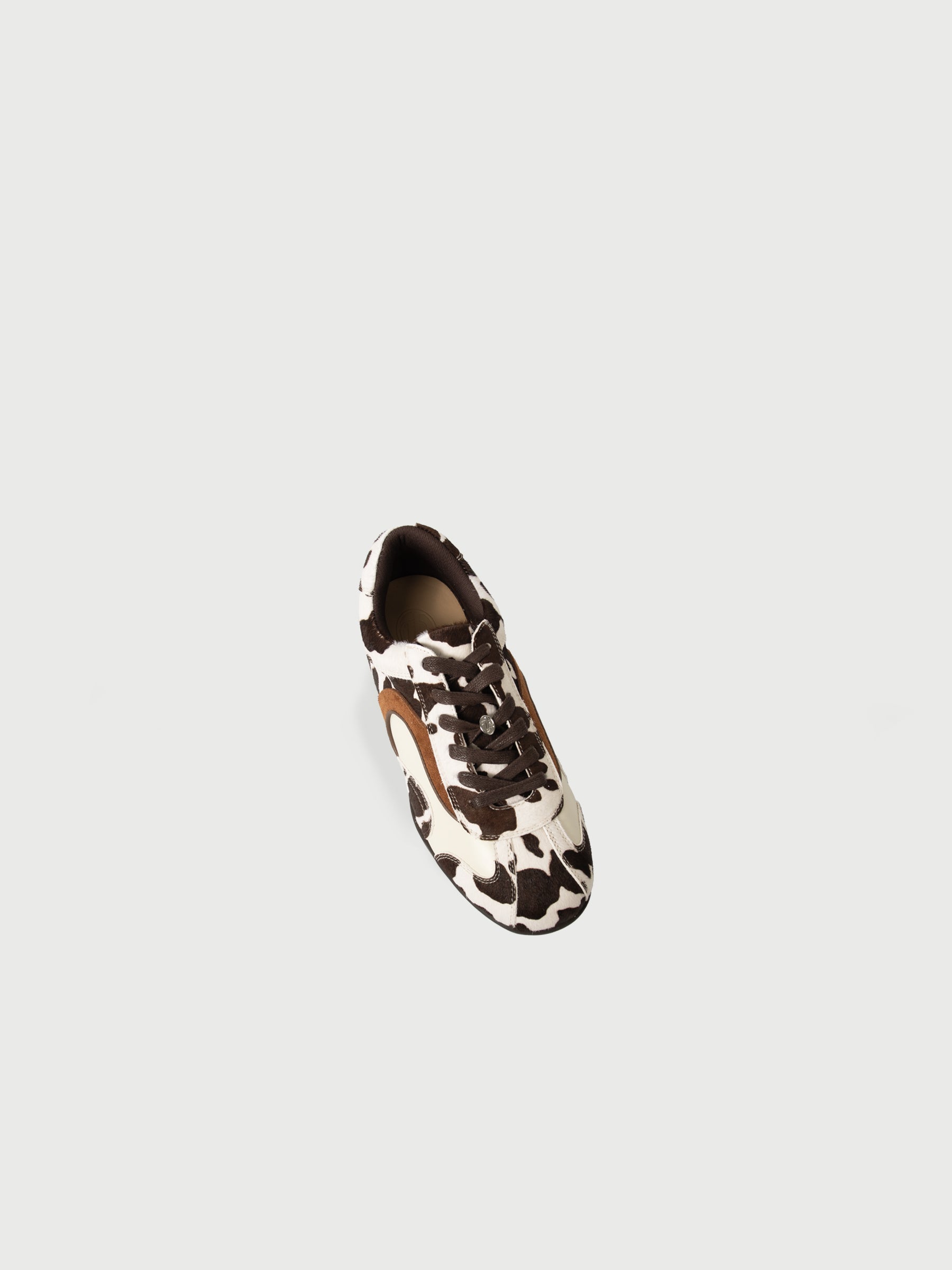 Phyllis || Animal Print Coloured Panel Sneakers