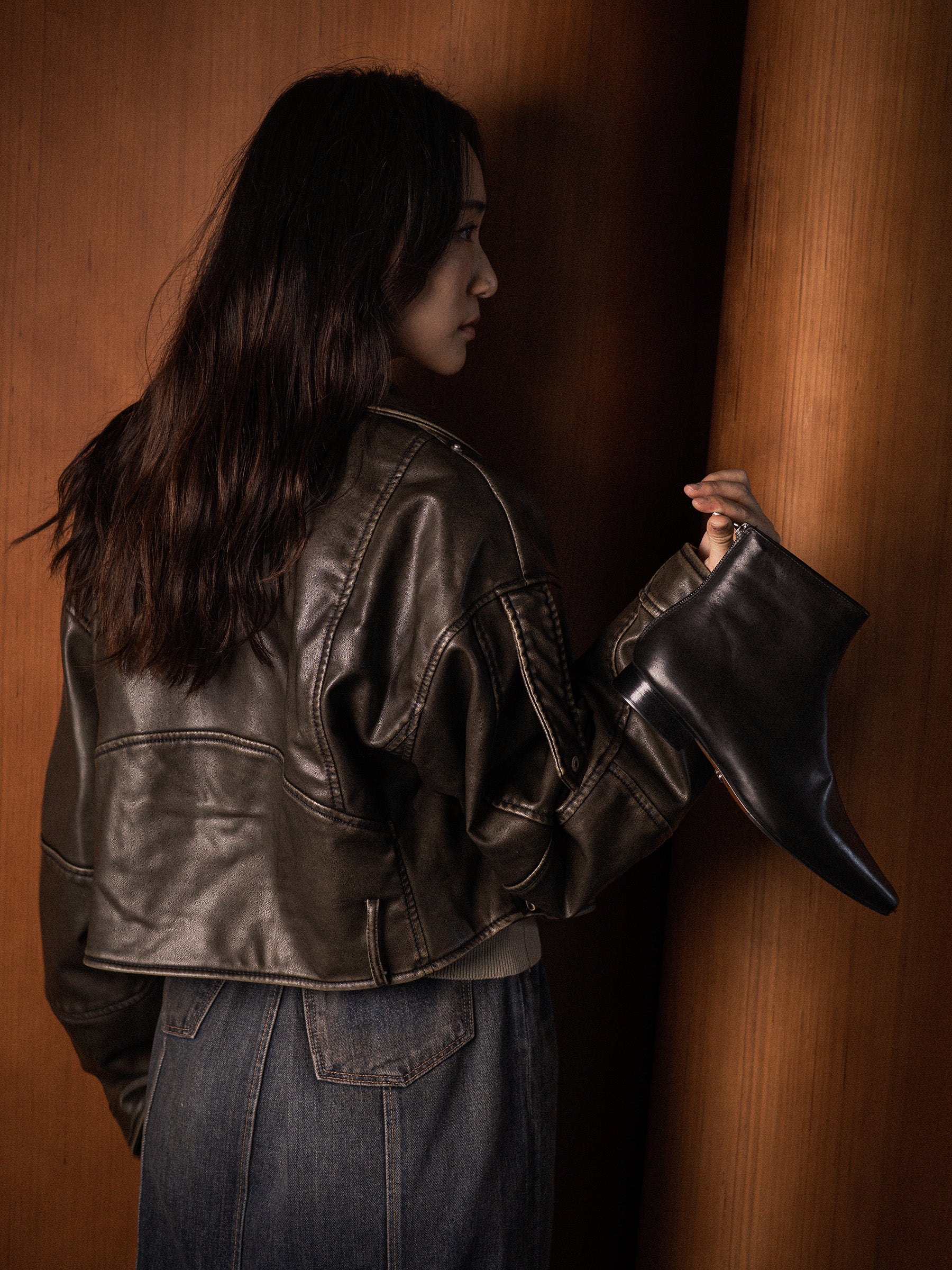 Raina || Pointed Toe Ankle Boots