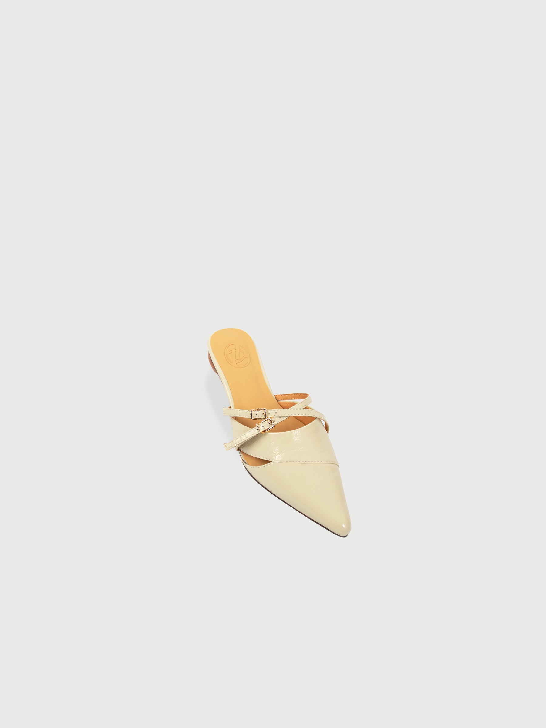 Amelia ◈ Pointed-Toe Crossover Strap Mules