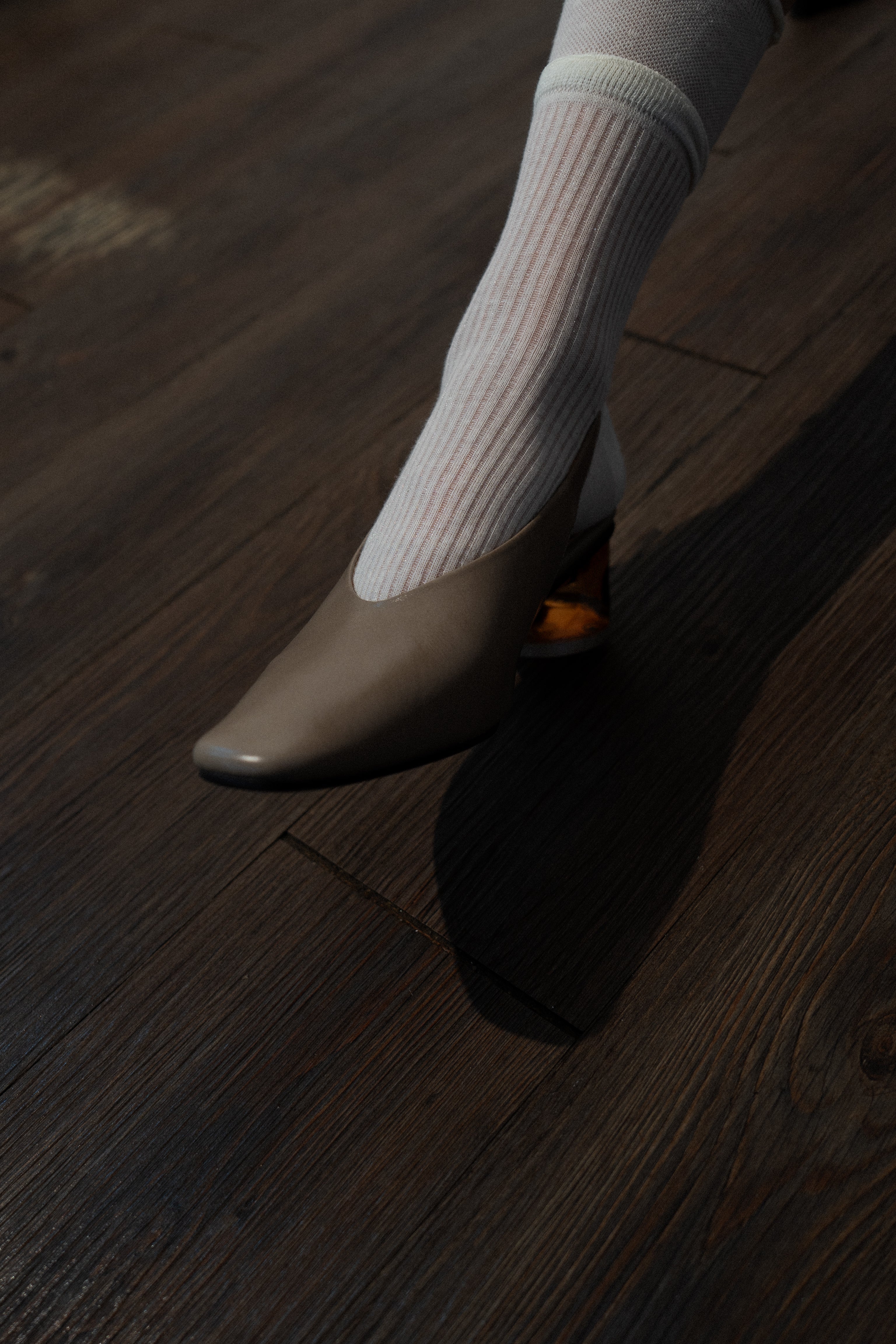 Octavia ◈ Square Toe Crystal Heel Slingback
