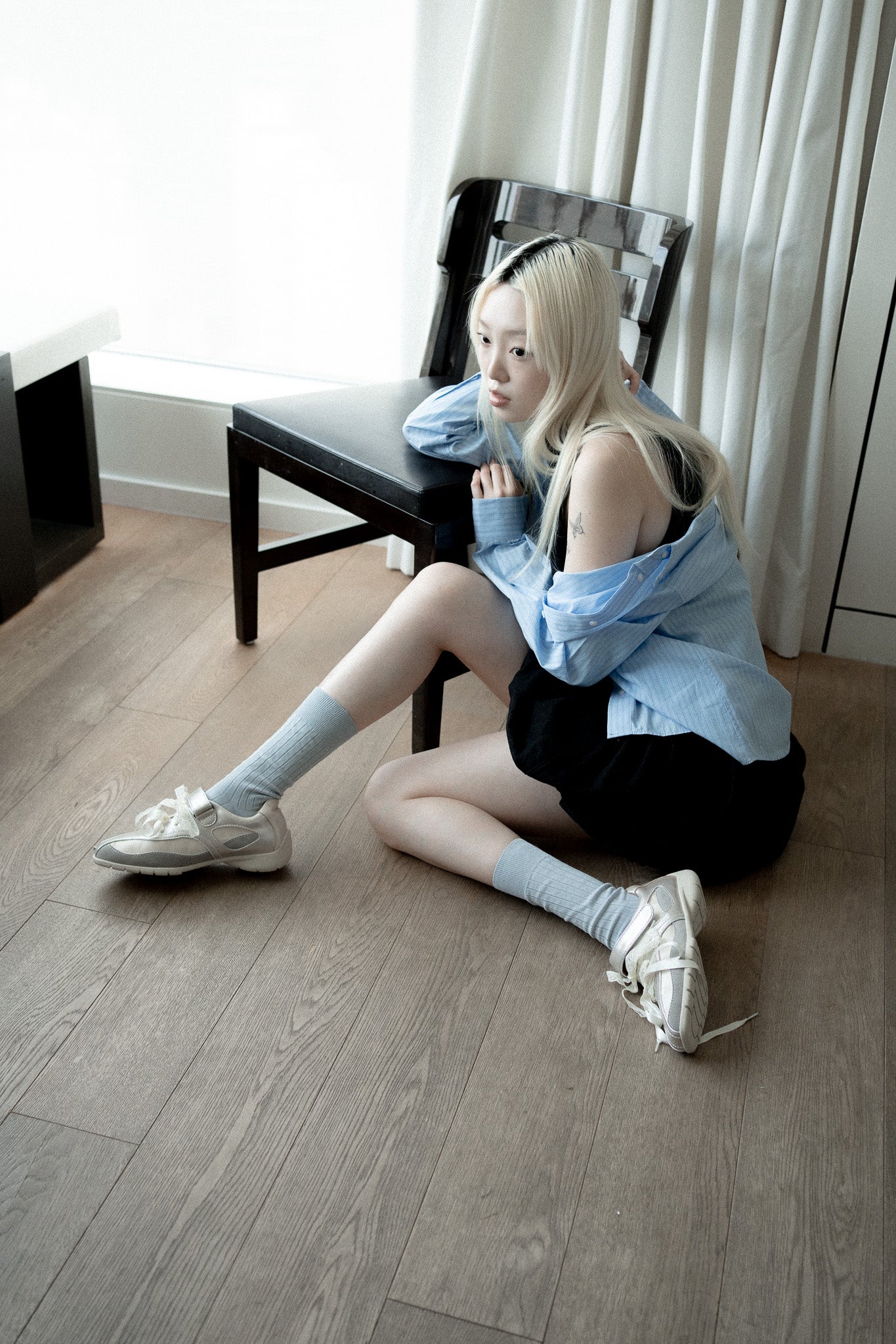 Eliphaz 𝄢 Two-tone Velcro Ballet Sneakers