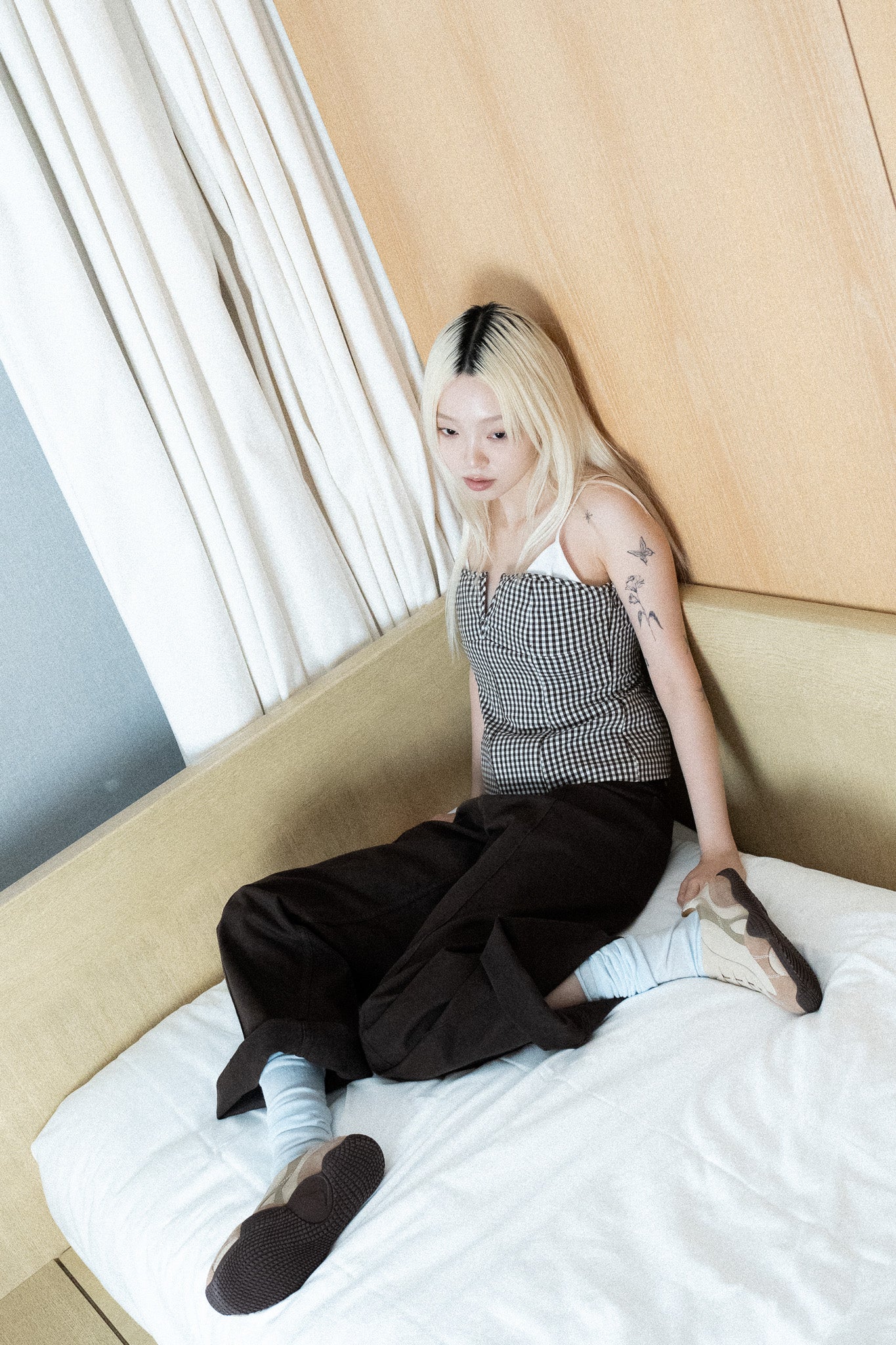 Cienna 𝄢 Wavy Stitch Retro Sneakers