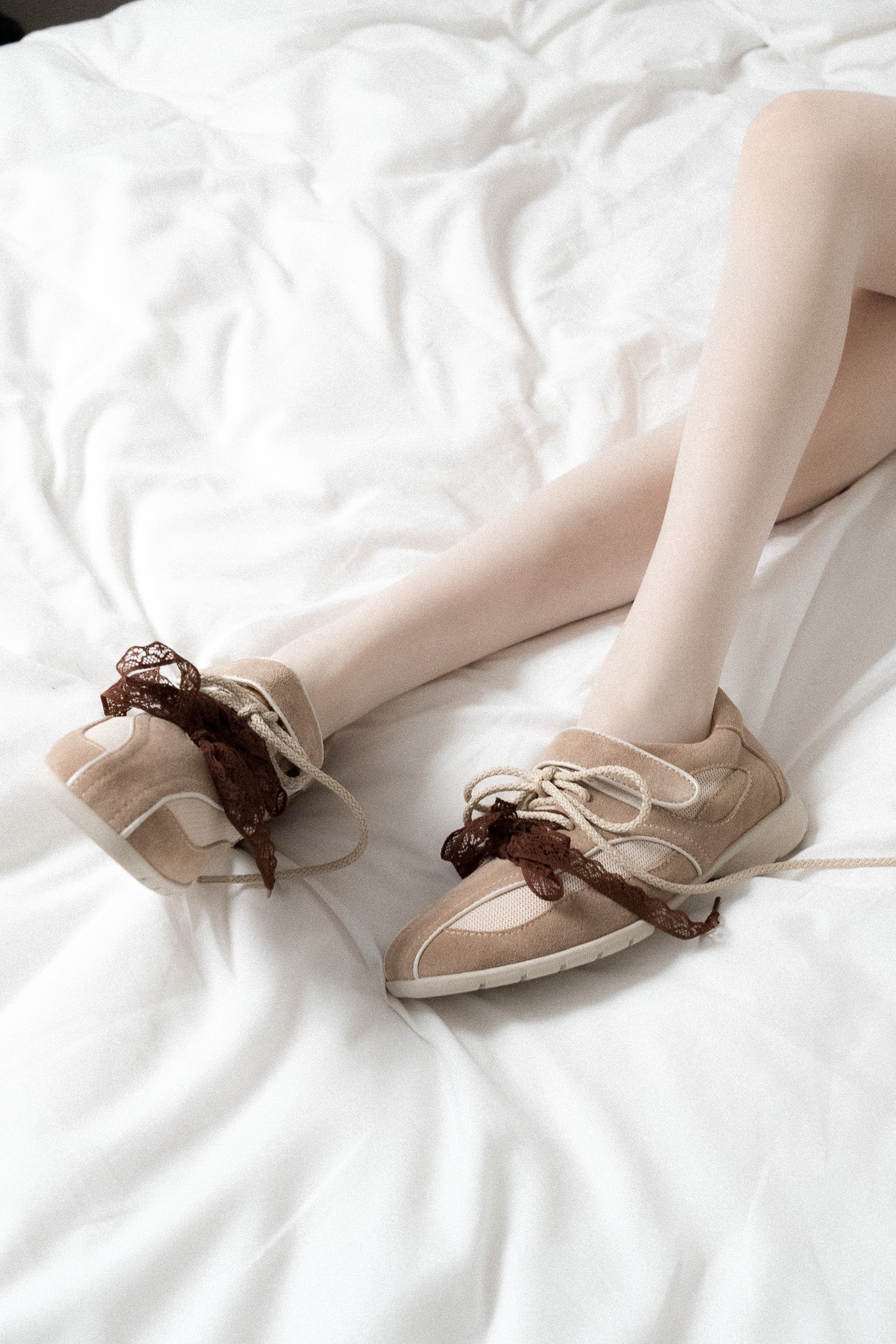 Eliphaz 𝄢 Two-tone Velcro Ballet Sneakers