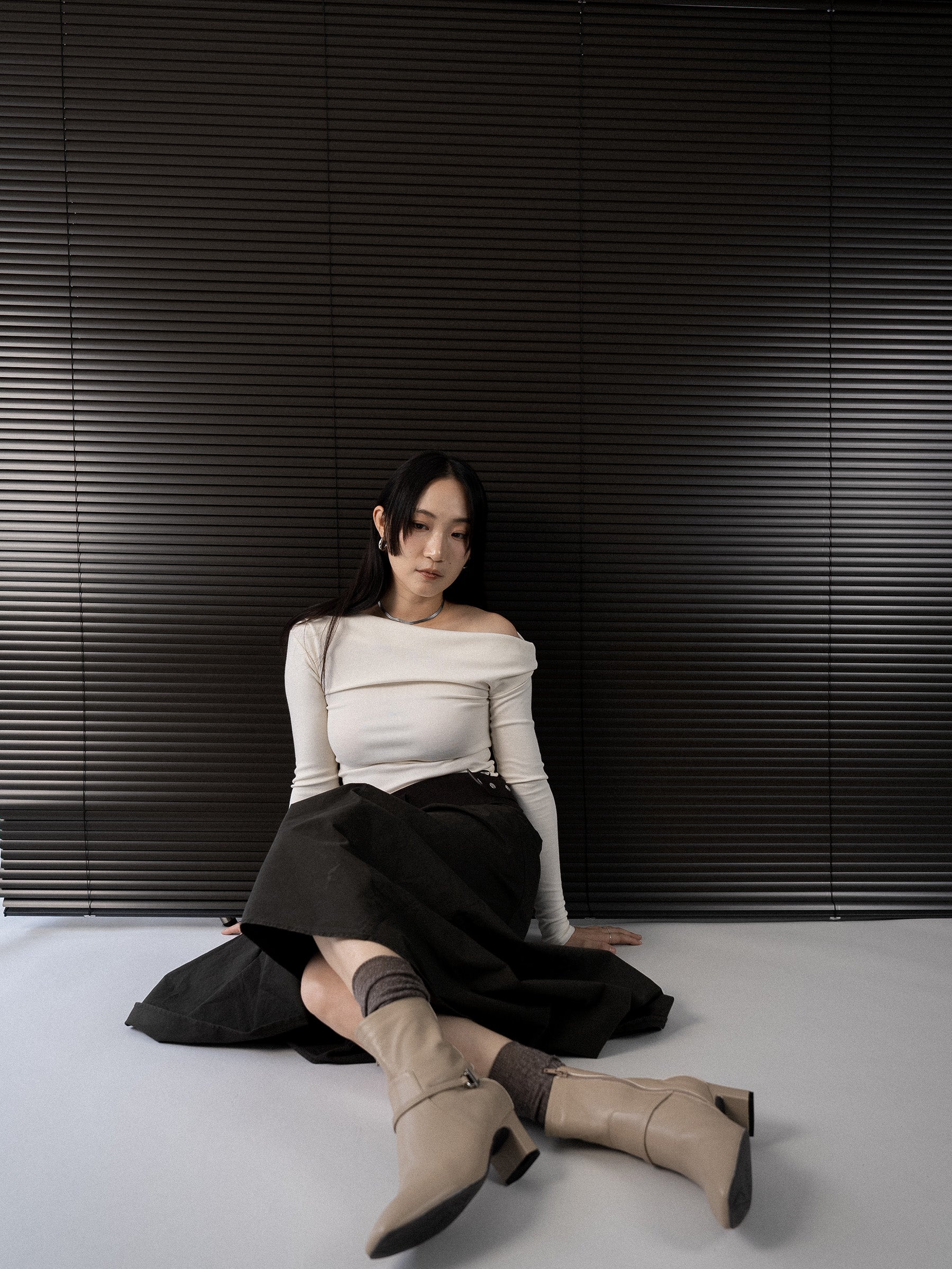 Rhaenyra || Square Toe Strap Decorated Ankle Boots