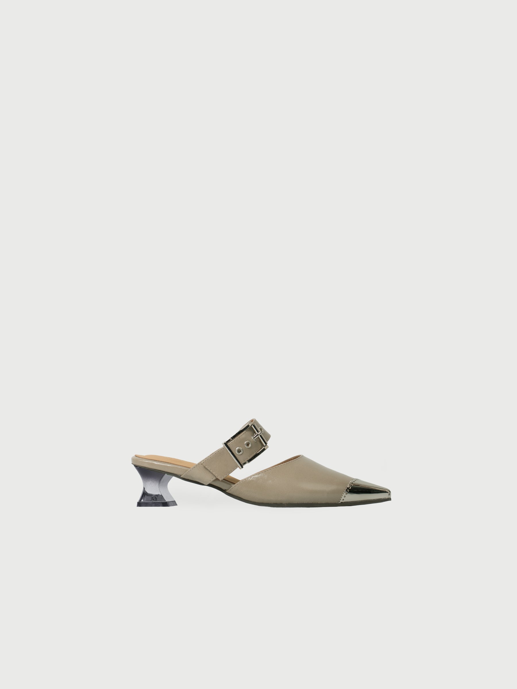 Adriana || Pointy Metal Toe Cap Heel