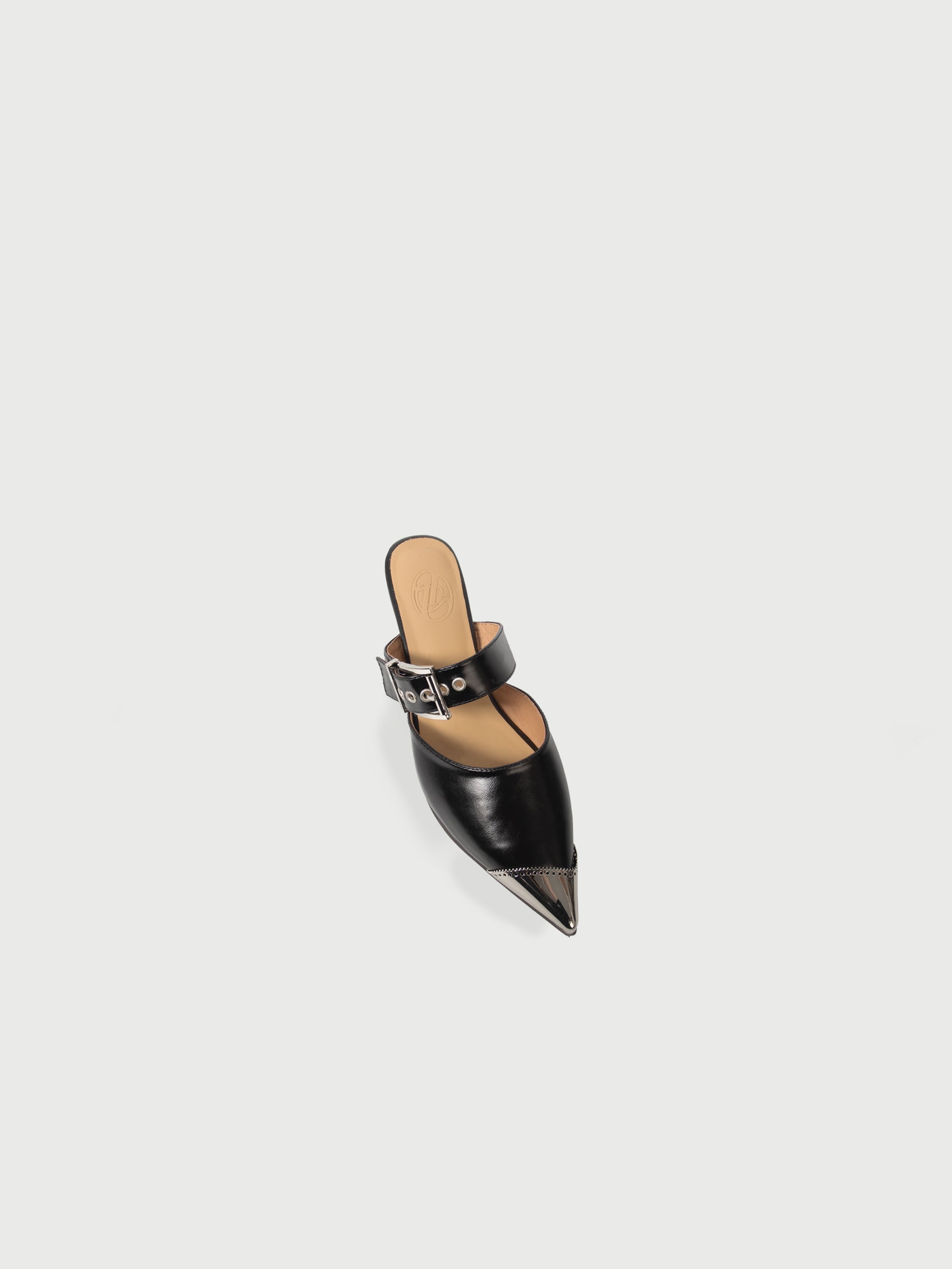 Adriana || Pointy Metal Toe Cap Heel
