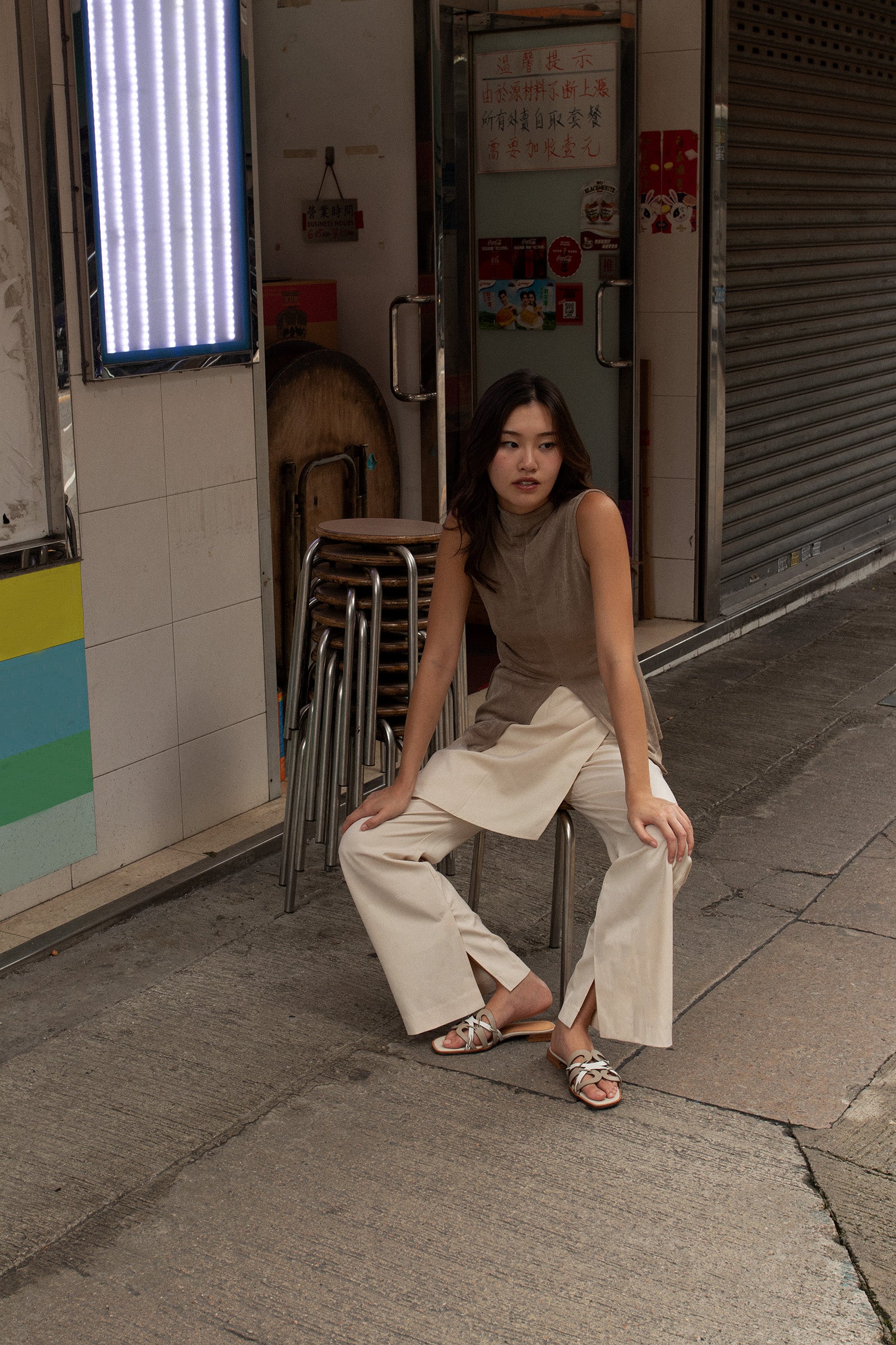 Brittle 𓆟 Square Toe Laser-cut Sandals