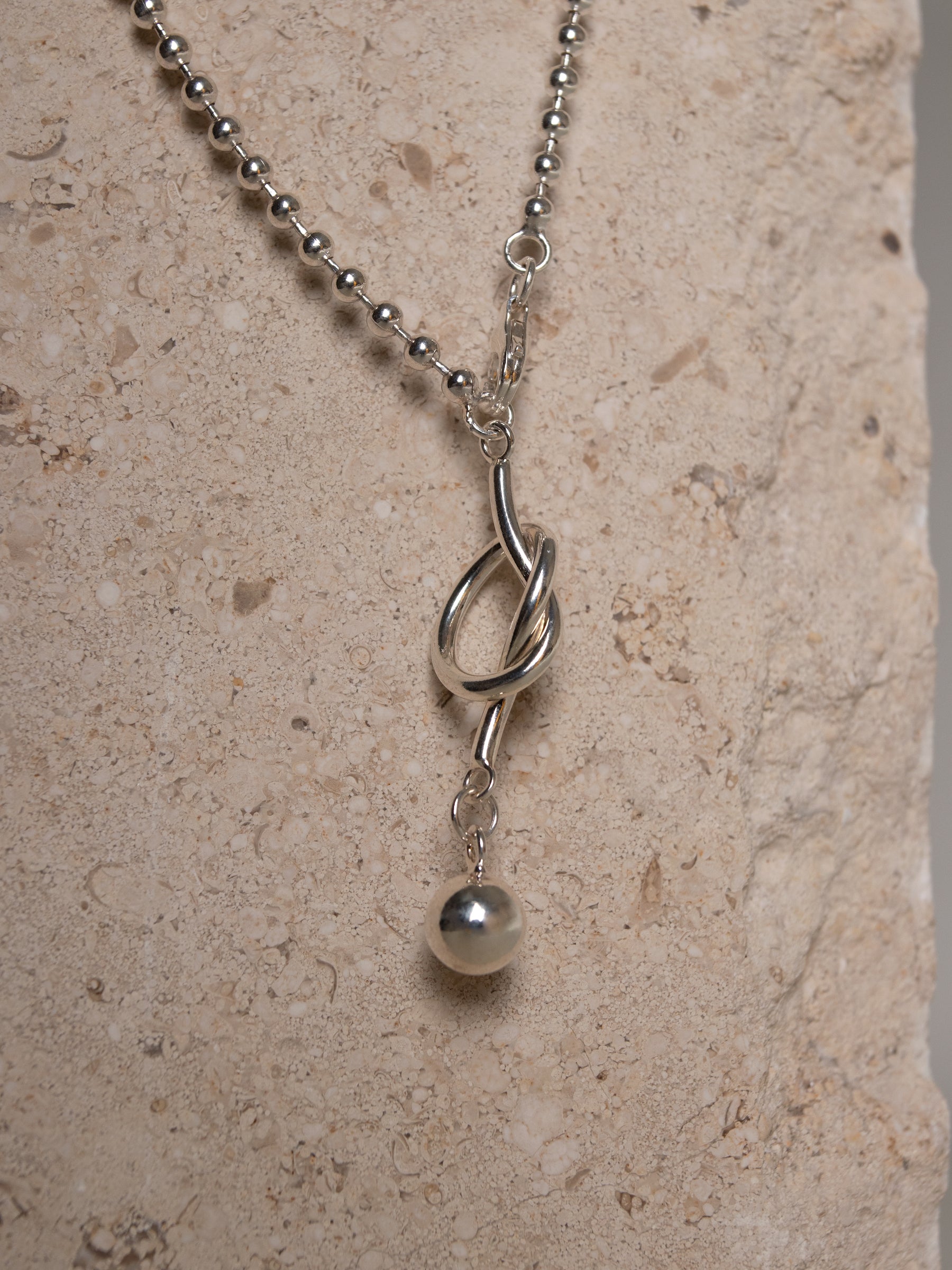 Silver Loop Necklace