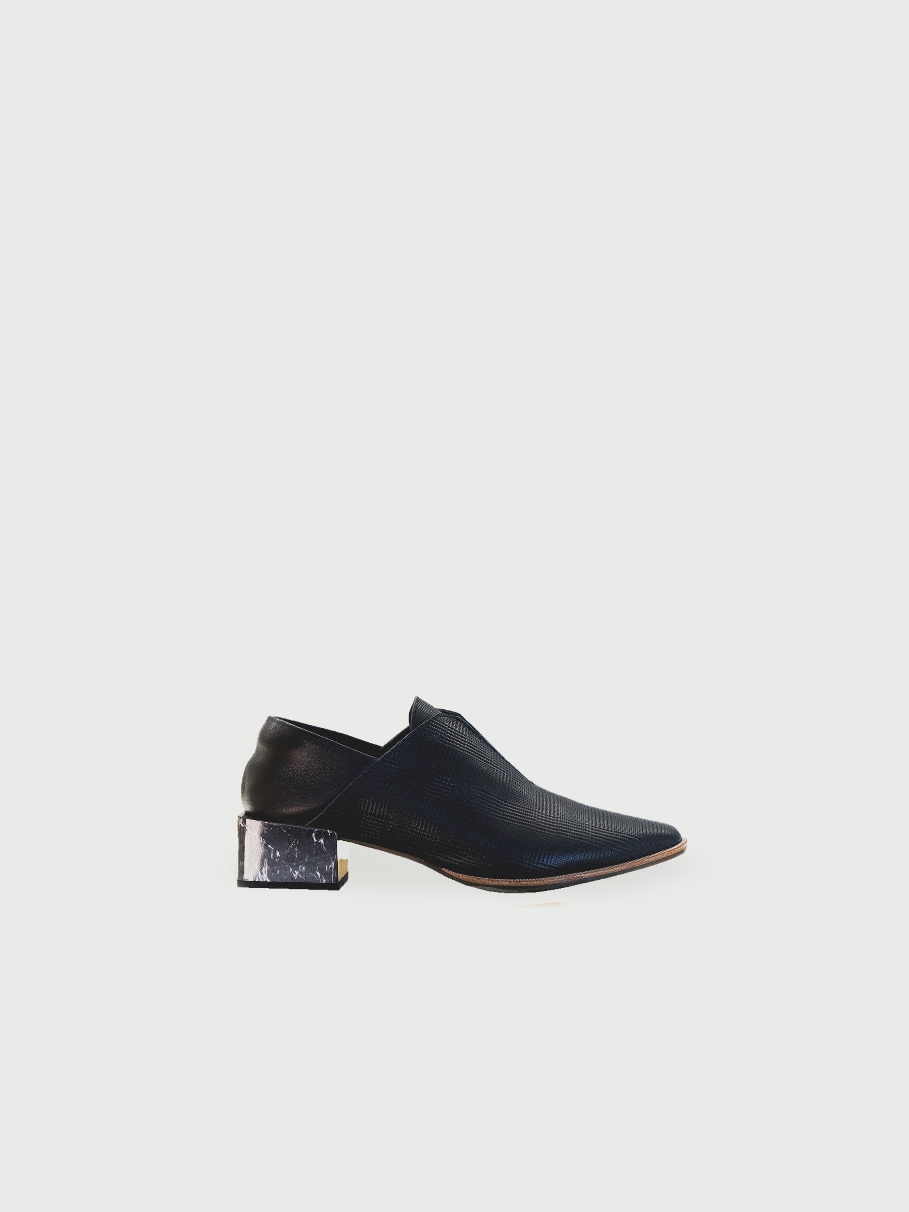 Marble-Heel Loafers