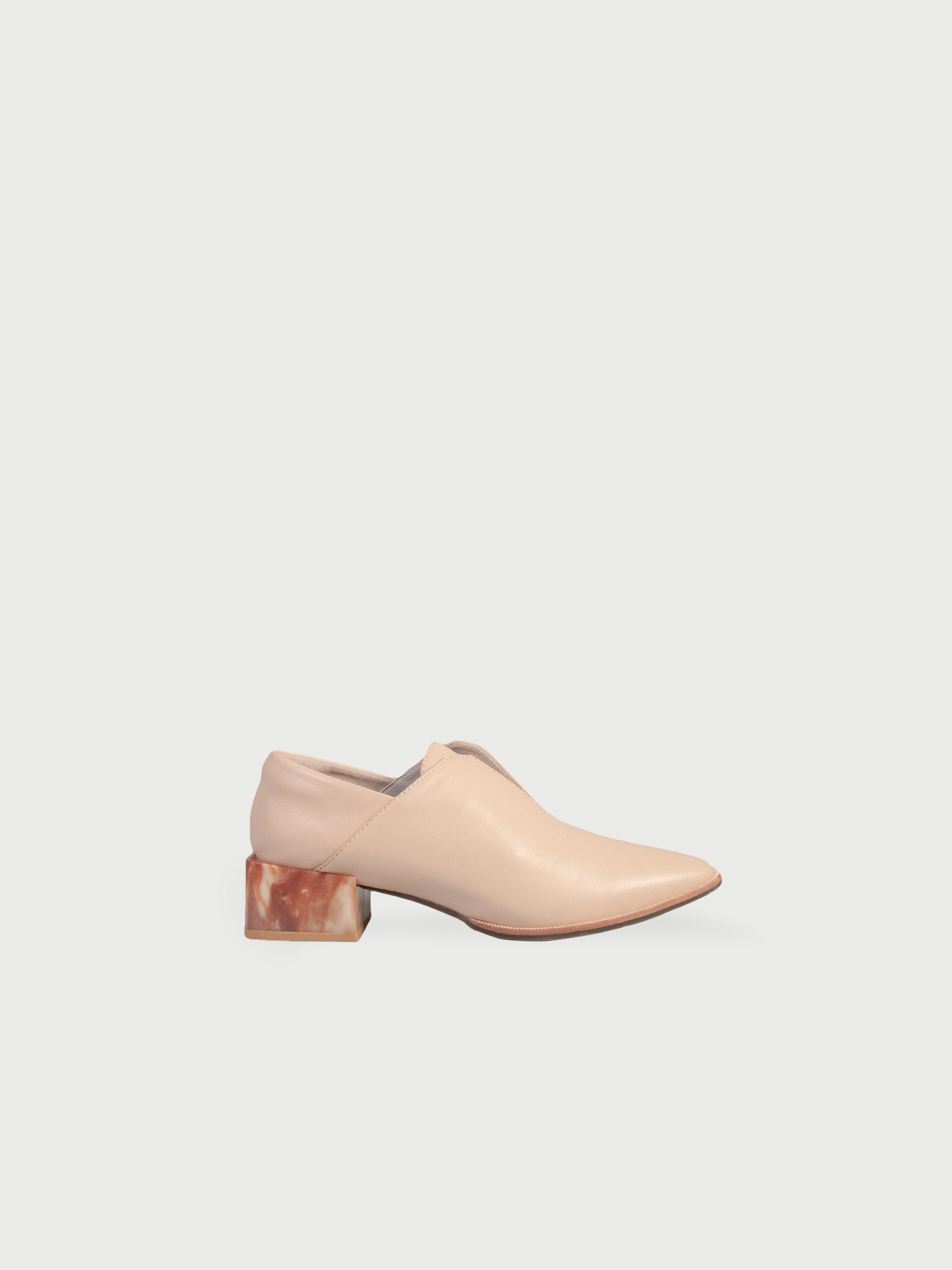 Marble-Heel Loafers