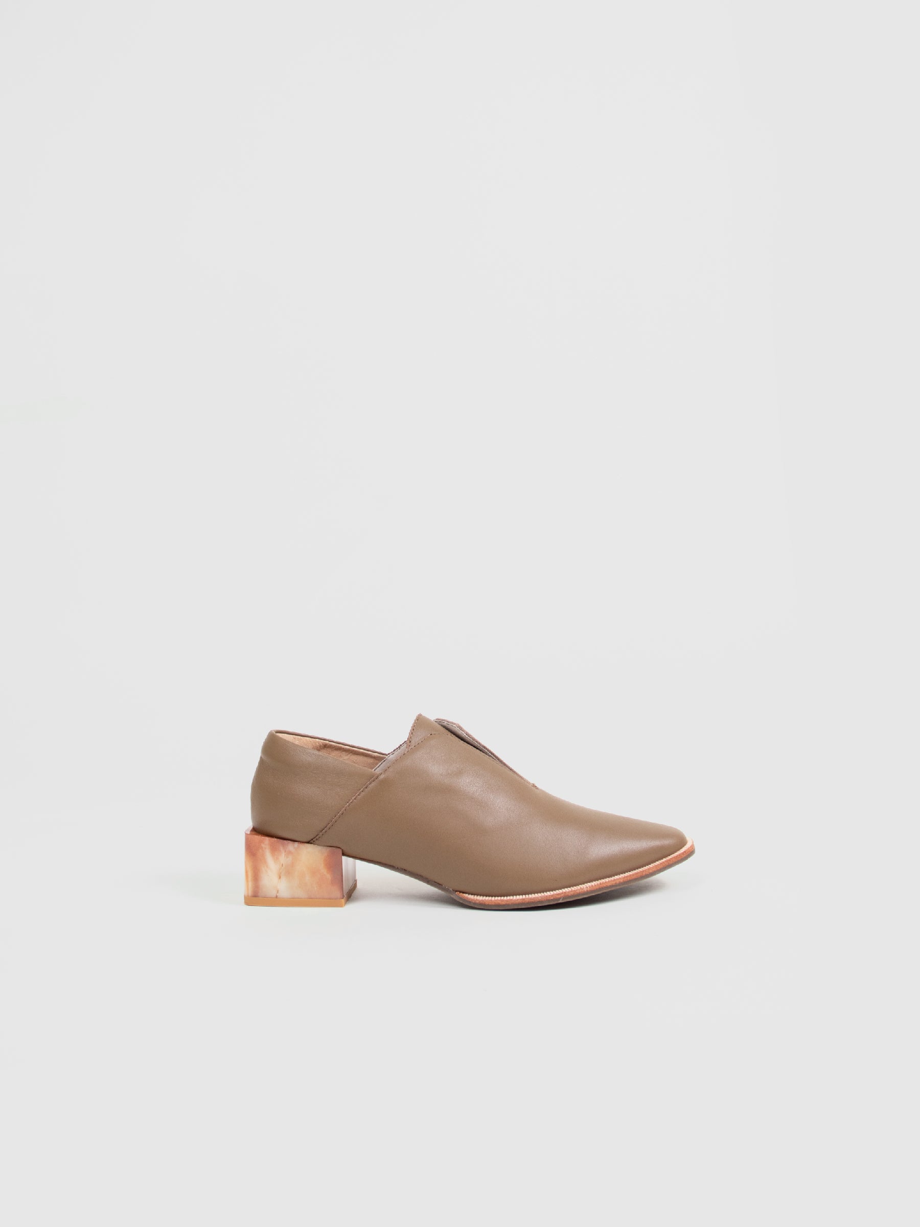 Marble-Heel Loafers