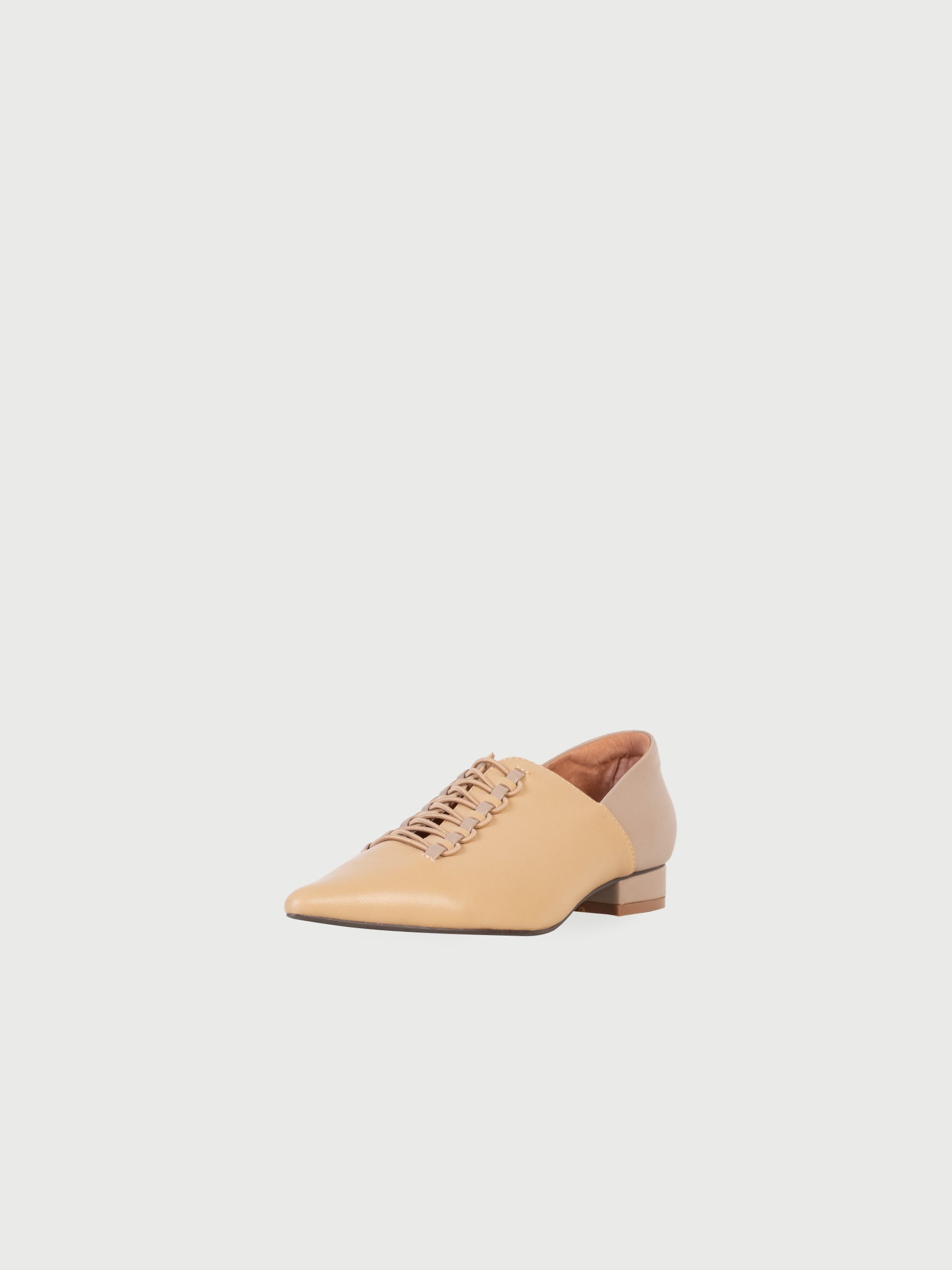 Eleanor.Pointed Zip-Zap String Flats