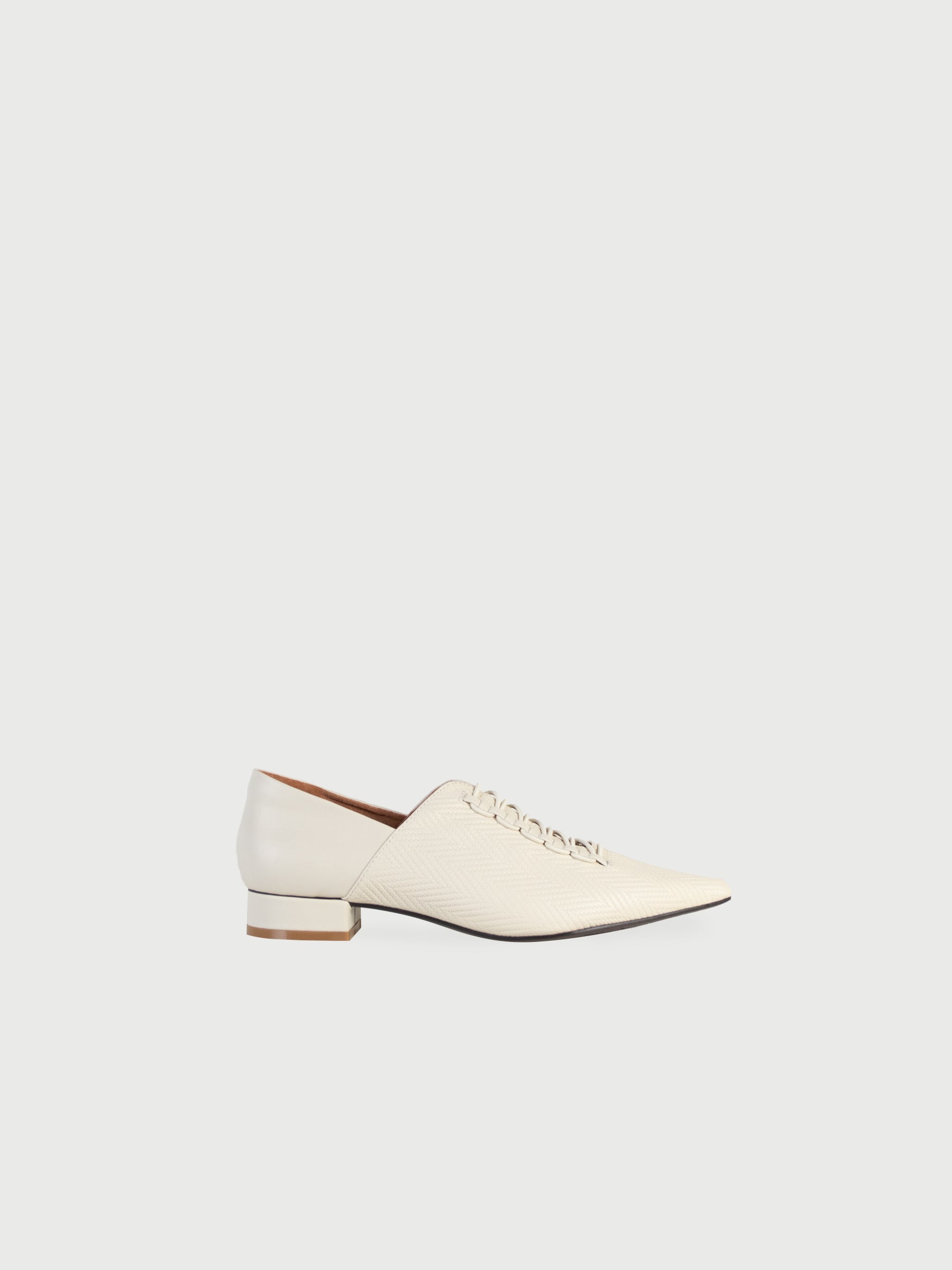 Eleanor.Pointed Zip-Zap String Flats