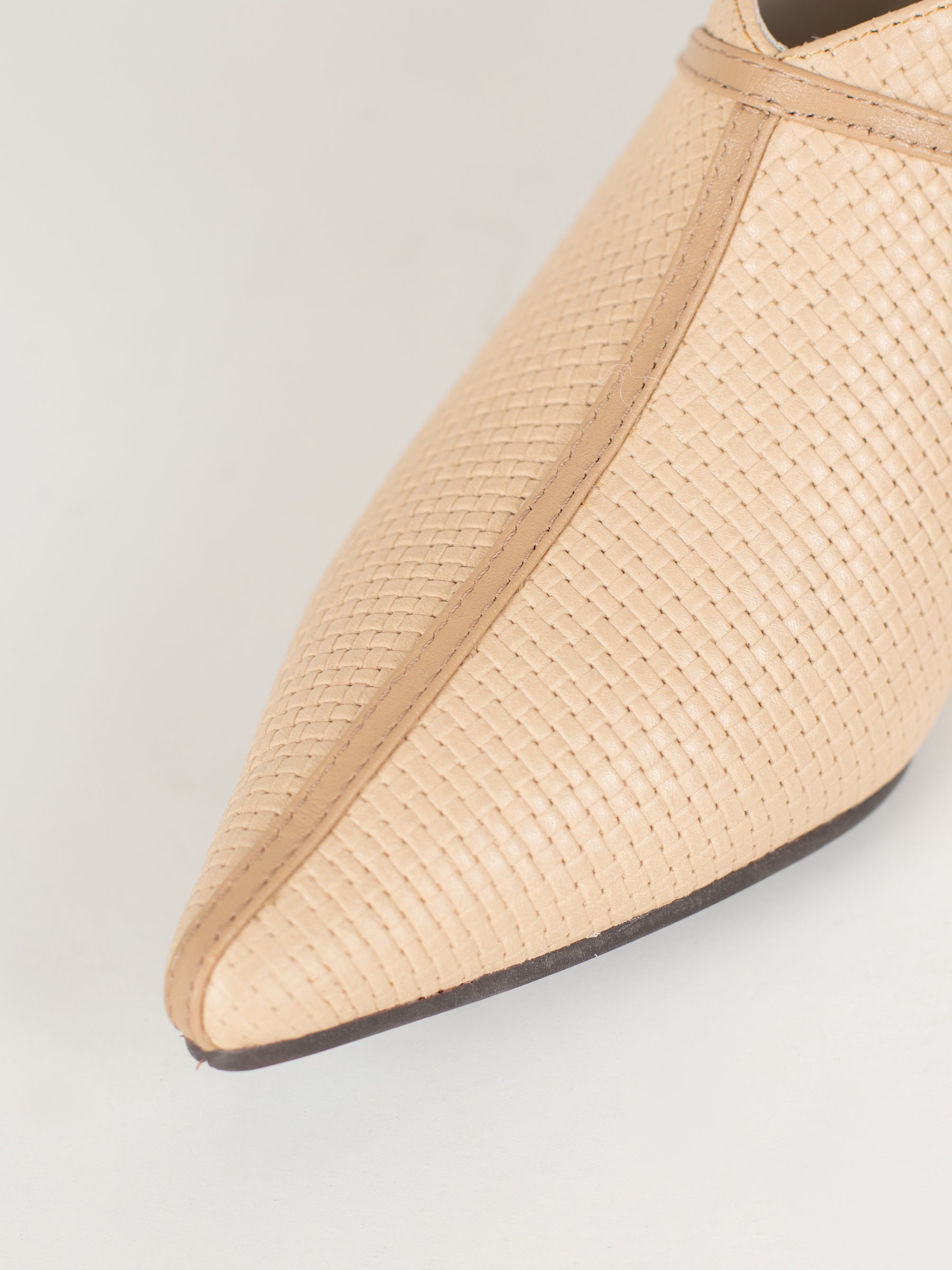 Pointed Ground Heel Pumps