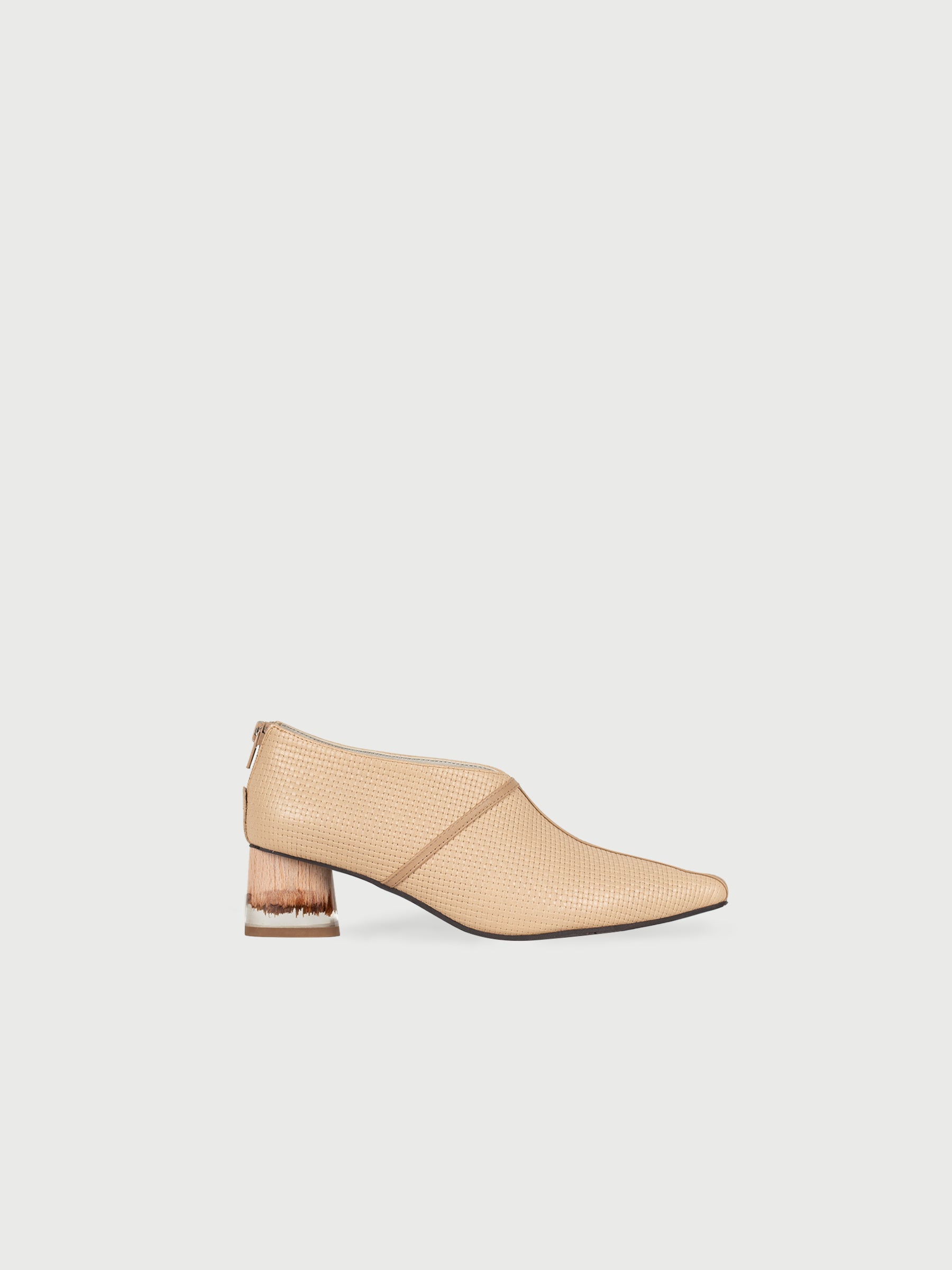 Pointed Ground Heel Pumps