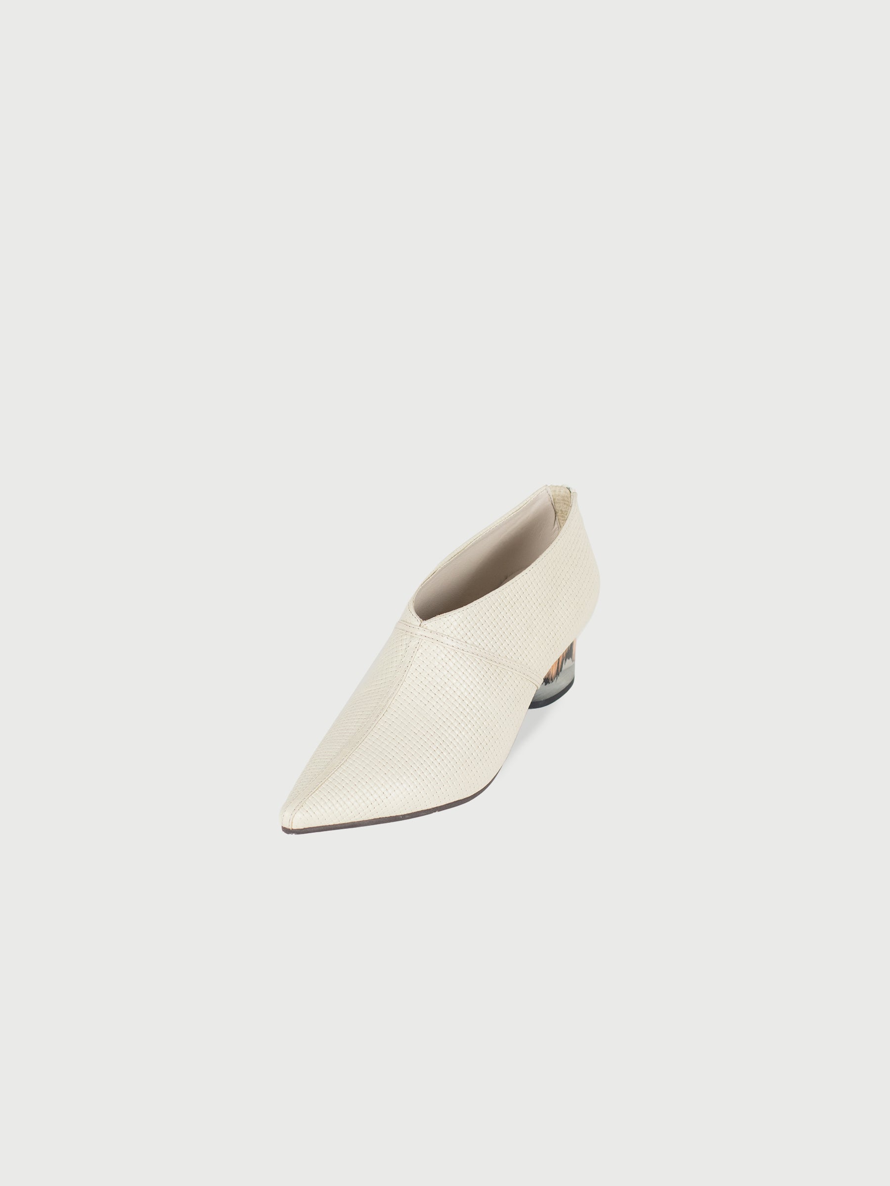 Pointed Ground Heel Pumps