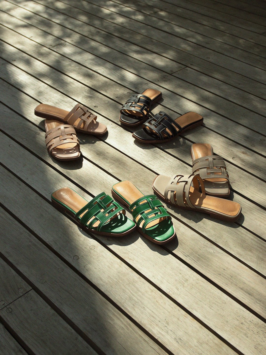 Tansy - Square-Toe Strappy Sandals