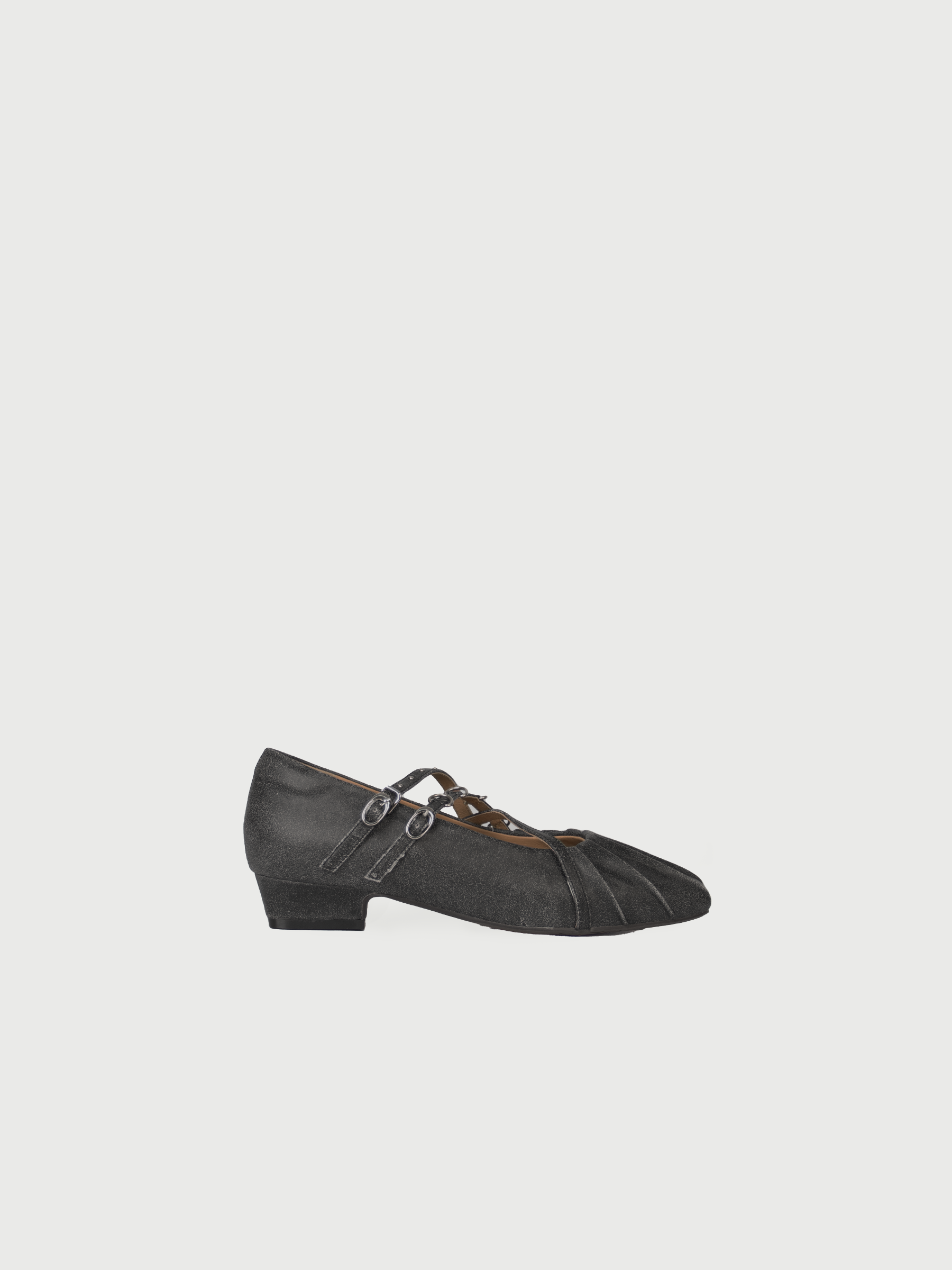 Aurora || Pleated Cross-Strap Mary Jane