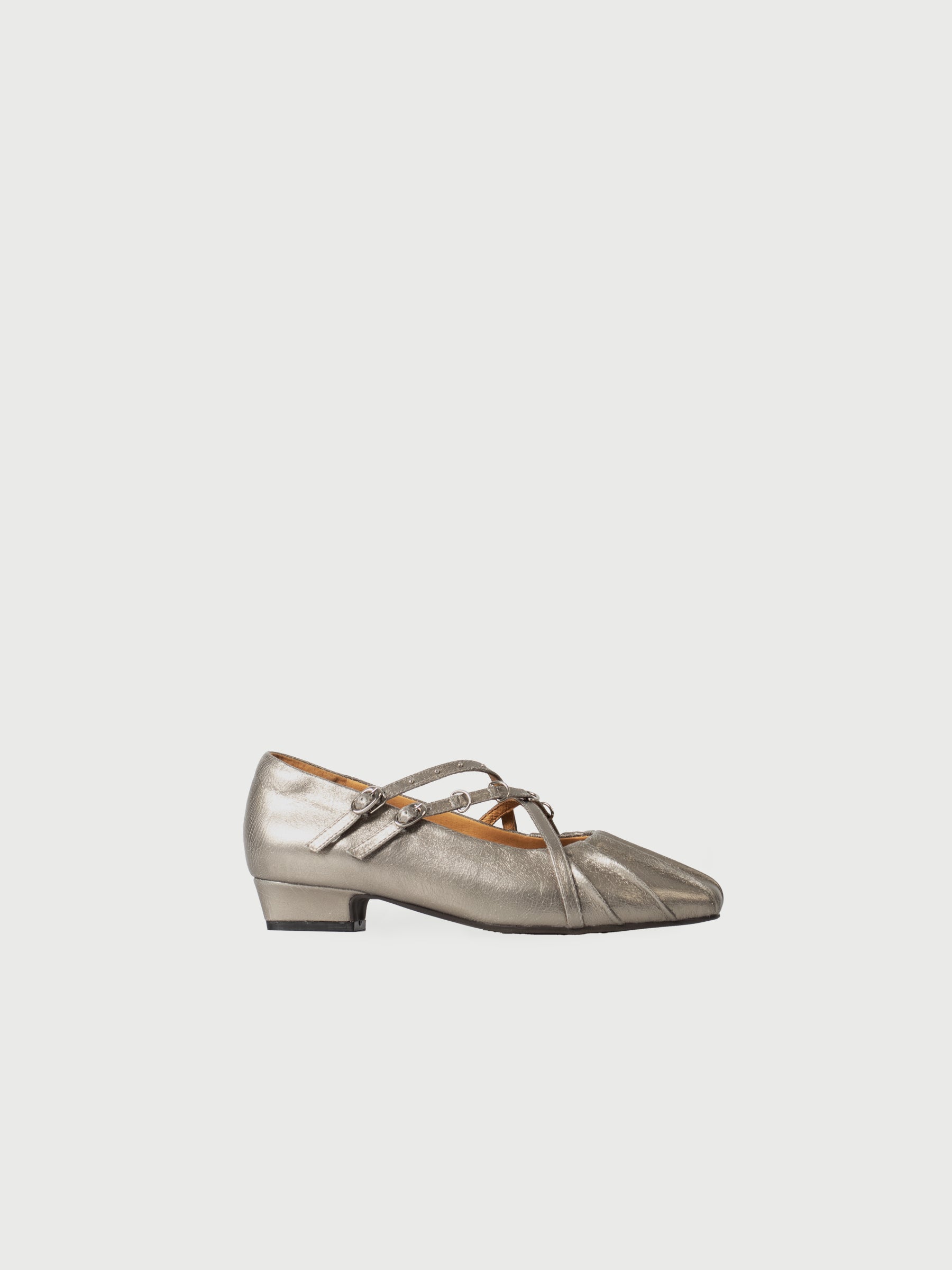 Aurora || Pleated Cross-Strap Mary Jane