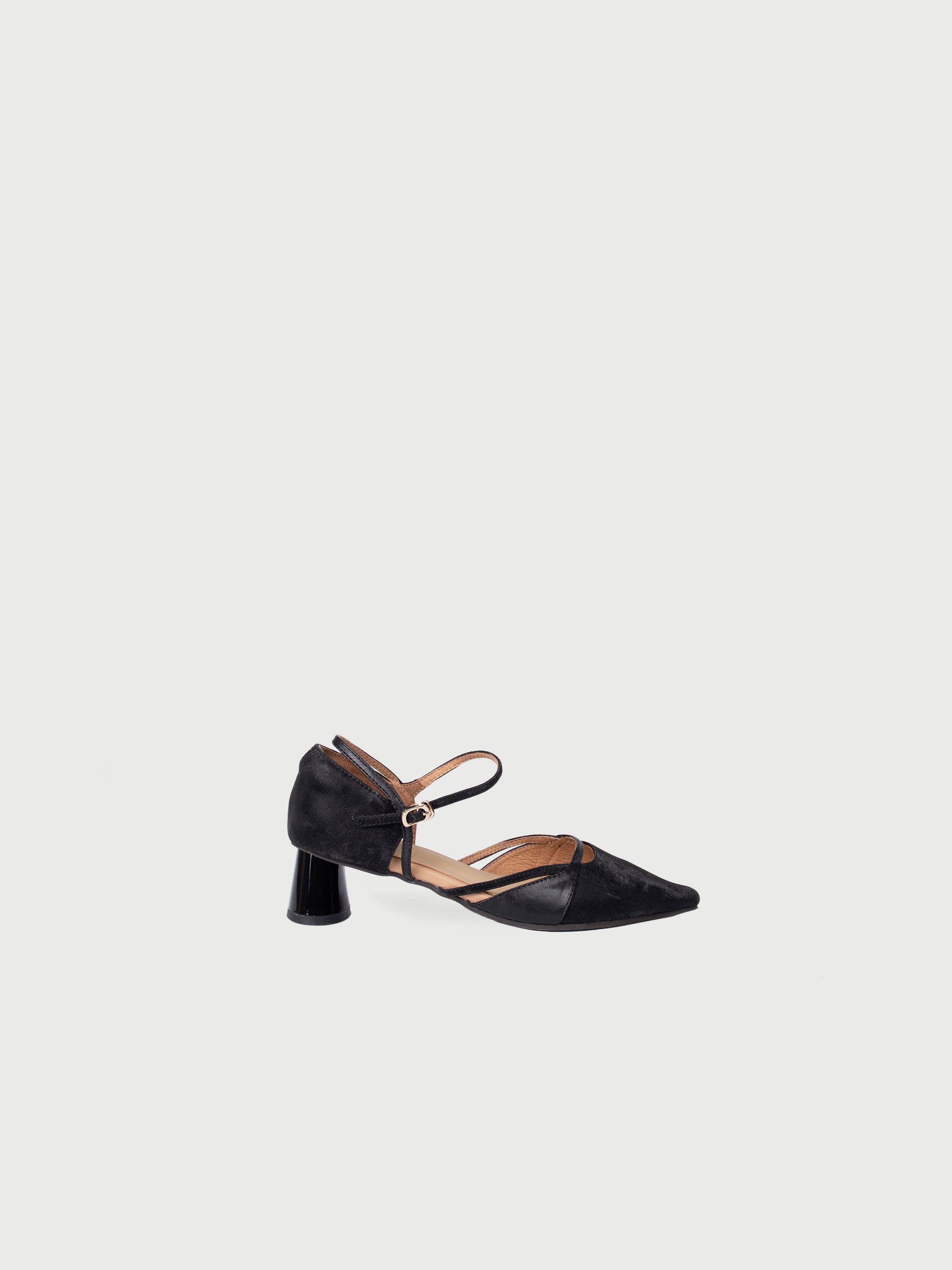 Alia ♥ Pointed Toe Mixed Leather Heels