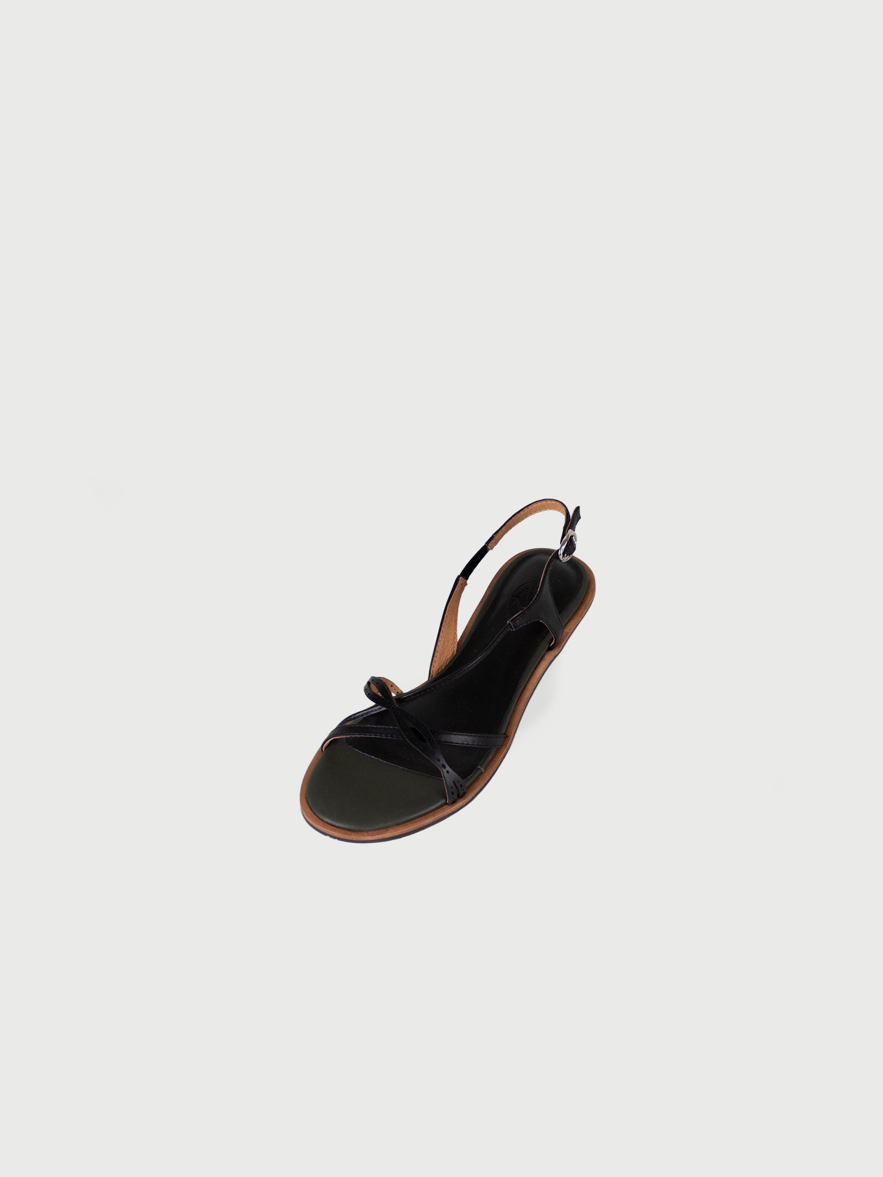 Calista 𖠁 Wavy Laser-Cut Strap Sandals