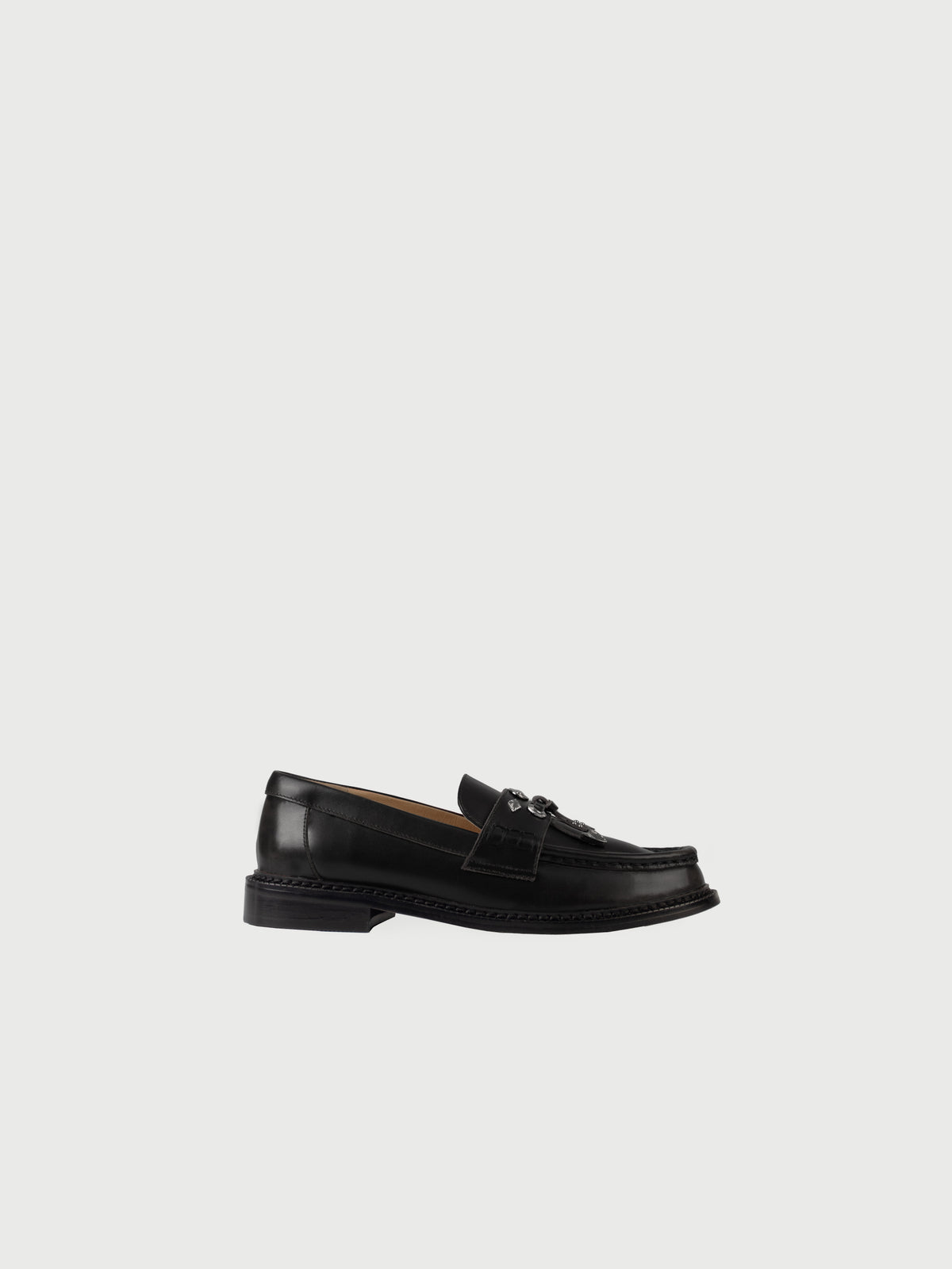 Greta・ Western Embellished Penny Loafers