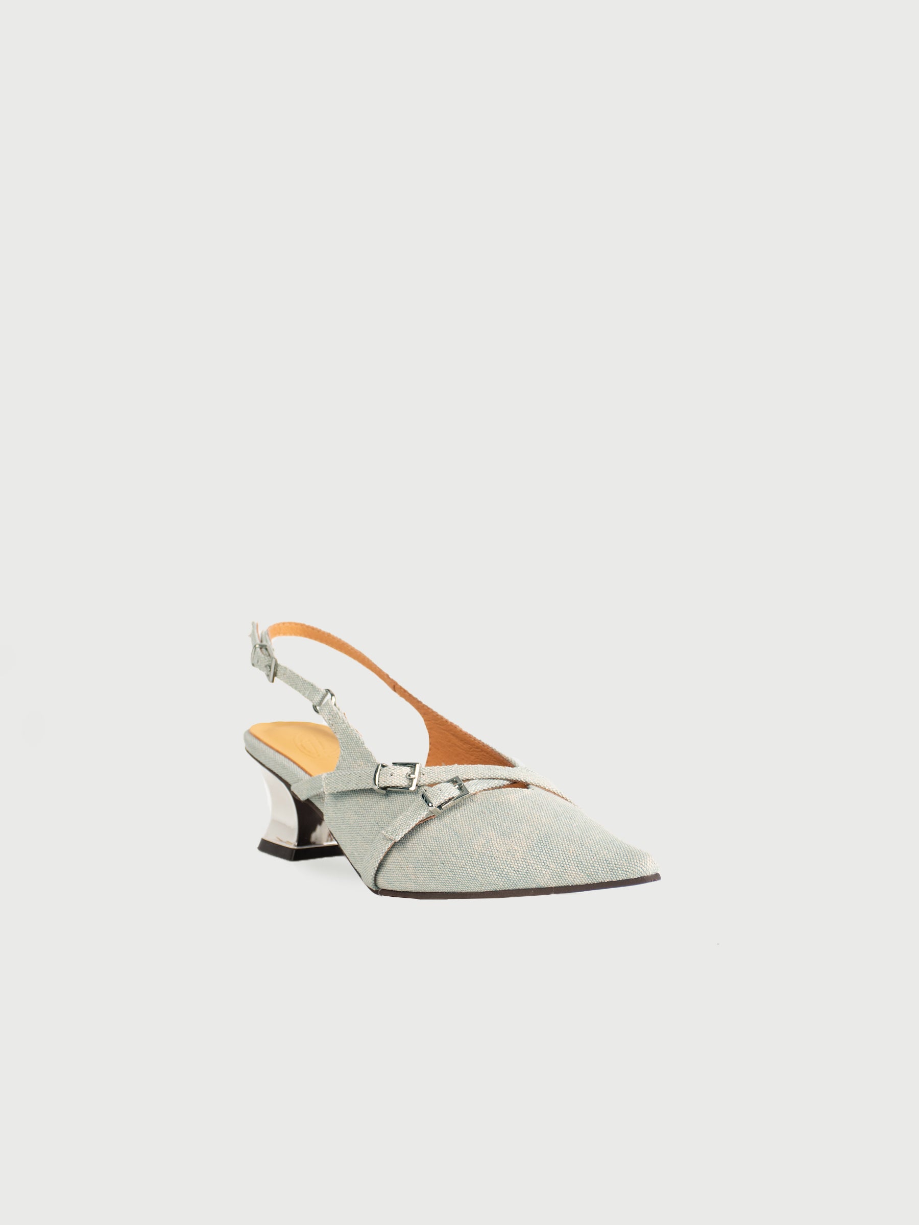 Morgan ◈ Pointed-Toe Crossover Strap Slingback