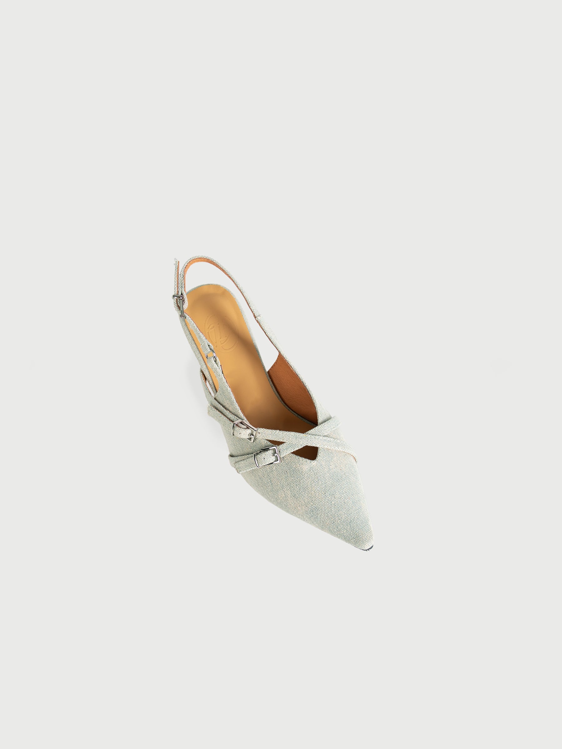 Morgan ◈ Pointed-Toe Crossover Strap Slingback